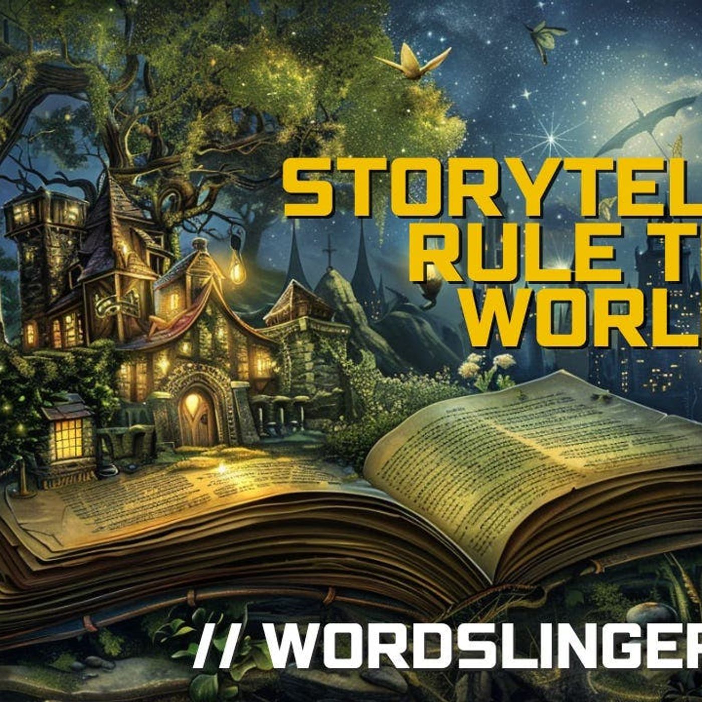 Michael Evans and Storytellers Rule the World // Wordslinger ep 219 episode artwork