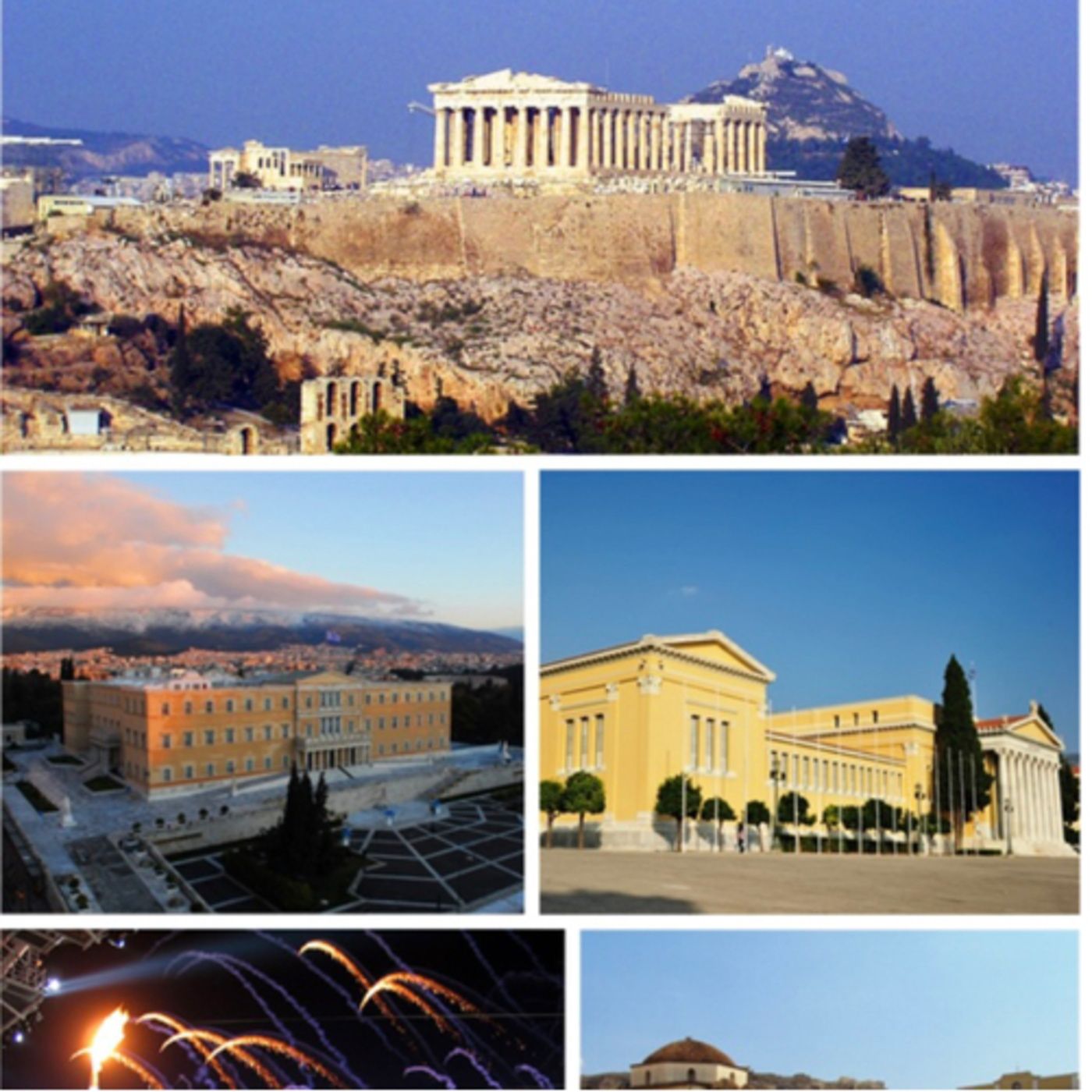 Athens is the capital city of Greece. With a population close to four million