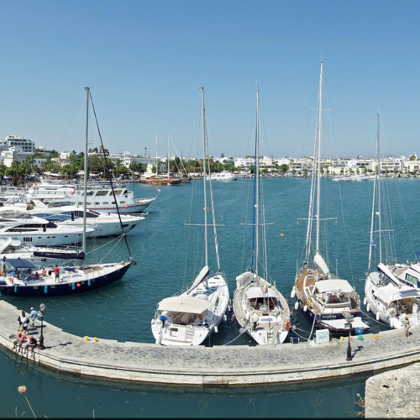 Kos is a Greek island, part of the Dodecanese island chain in the southeastern