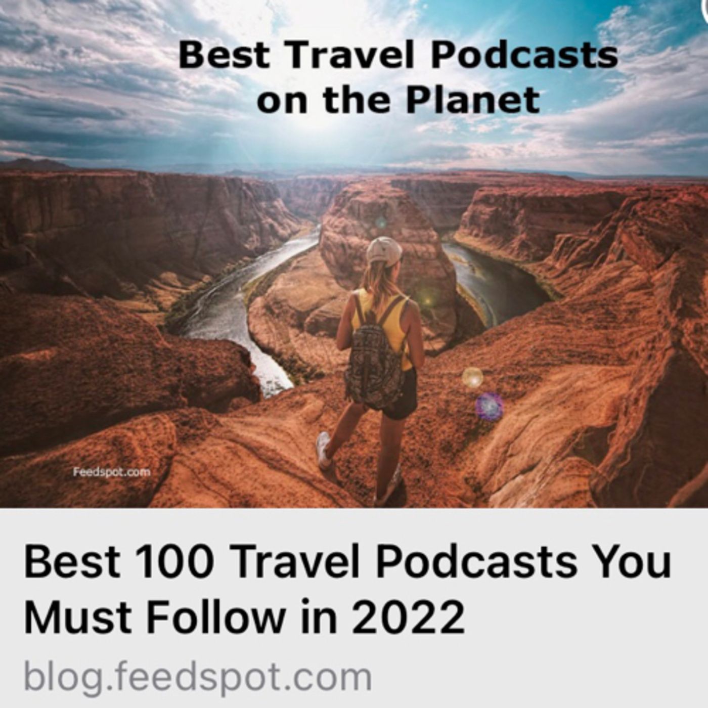 Best 100 Travel podcast on the planet