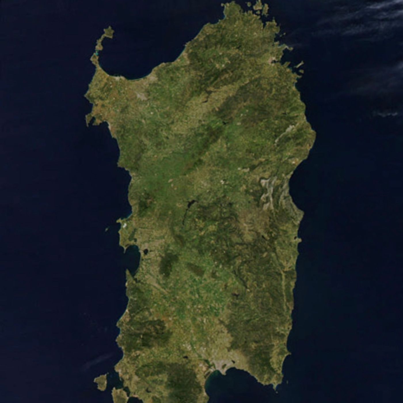 Sardinia is the second largest island in the Mediterranean Sea after Sicily