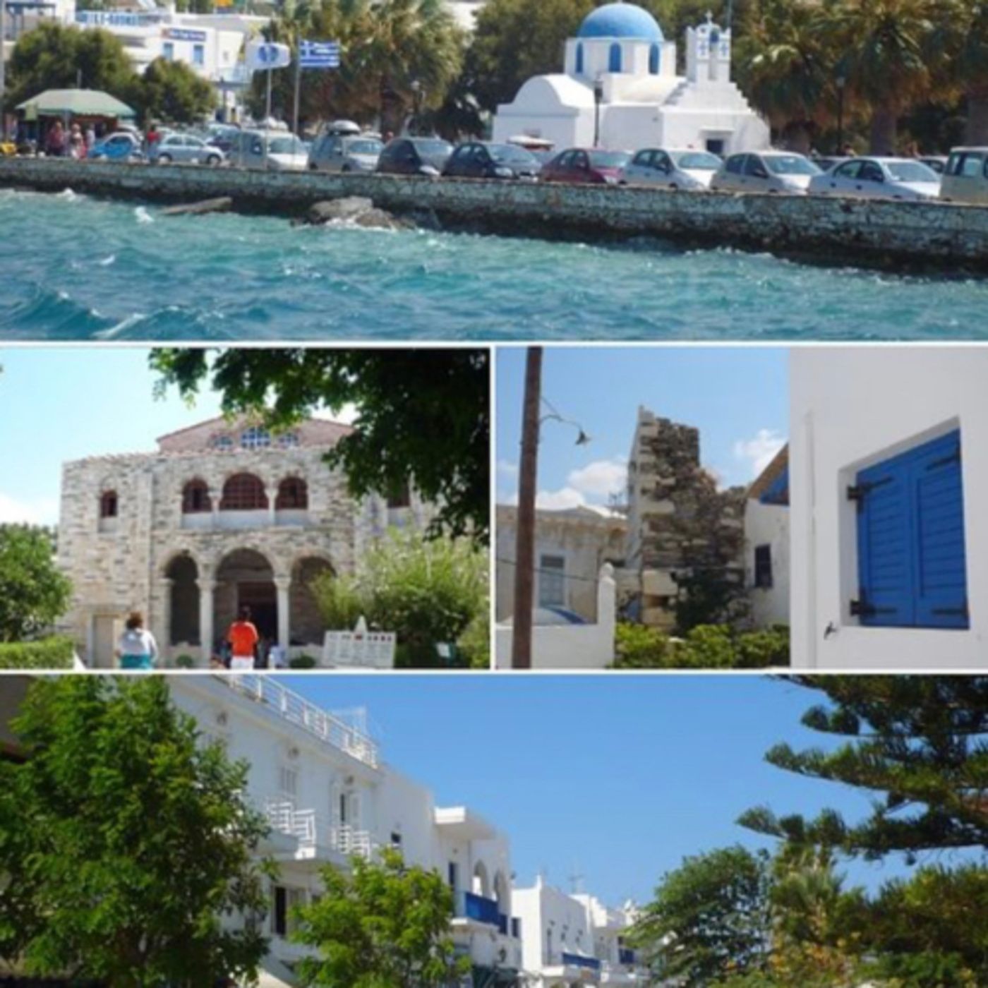 Paros is a Greek island in the central Aegean Sea.