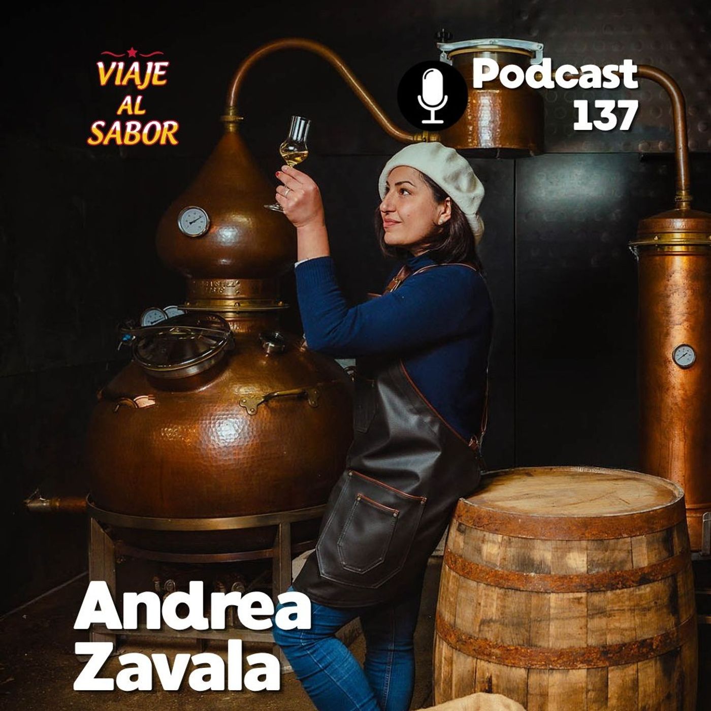 Viaje al Sabor Podcast 136. Con Andrea Zavala, destiladora de Gin Tepaluma, Aysén episode artwork