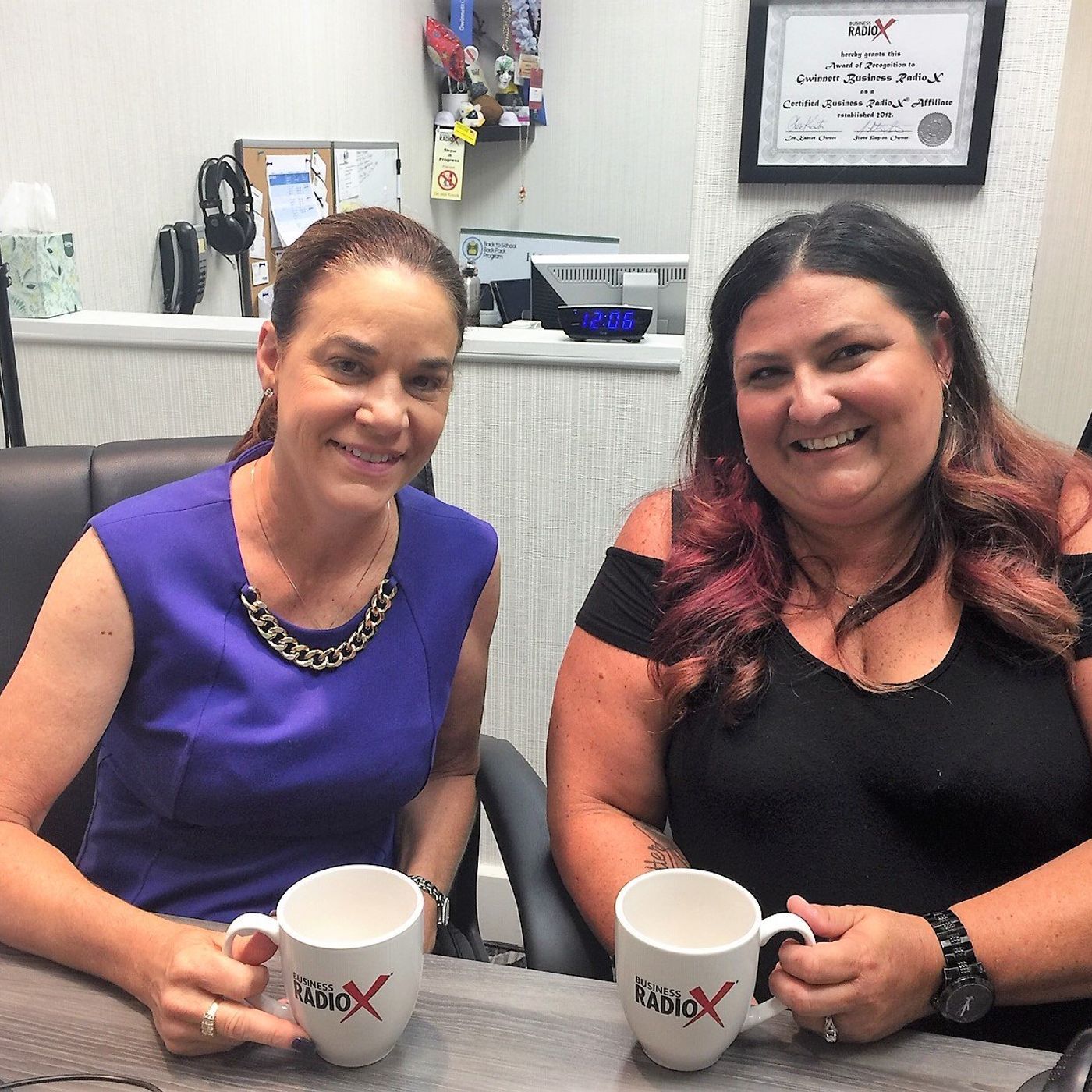 Carla Brown and Kimberly Jones with Canine Pet Rescue episode artwork