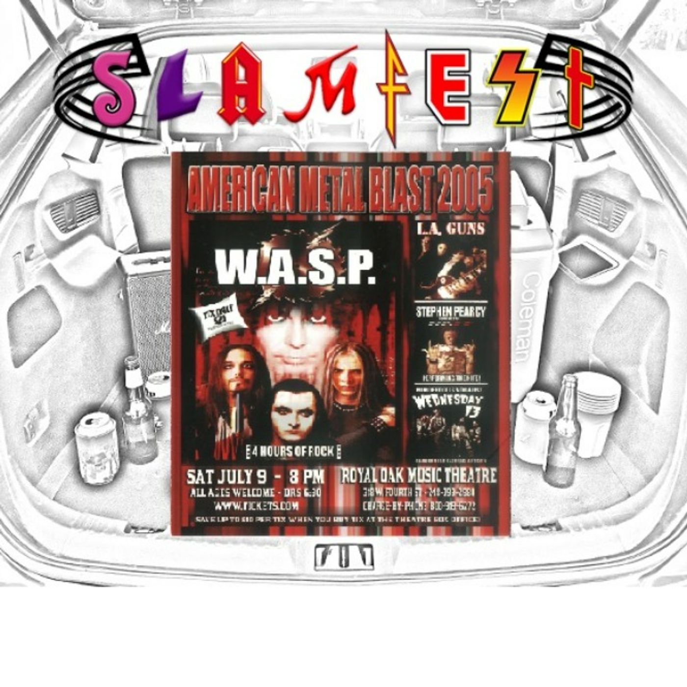 American Metal Blast Tour - W.A.S.P., L.A. Guns, Stephen Pearcy & Metal Church - 7/9/05 wsg. Bill Elam