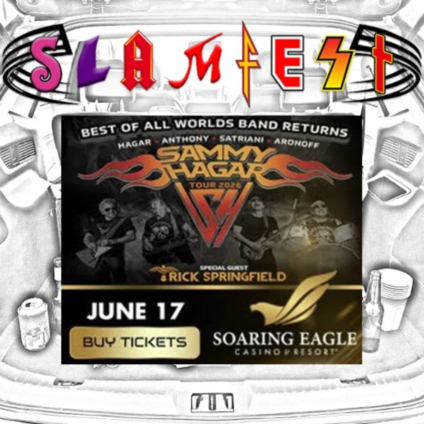 Best of All Worlds Tour - Sammy Hagar/Rick Springfield Concert - 6/17/26 episode artwork