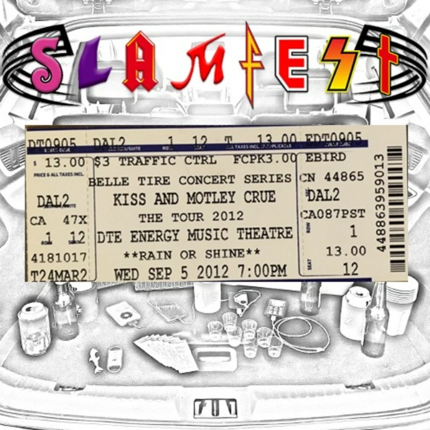 The Tour - Kiss & Motley Crue 9/6/12 wsg. Slamfest Crew Member Craig