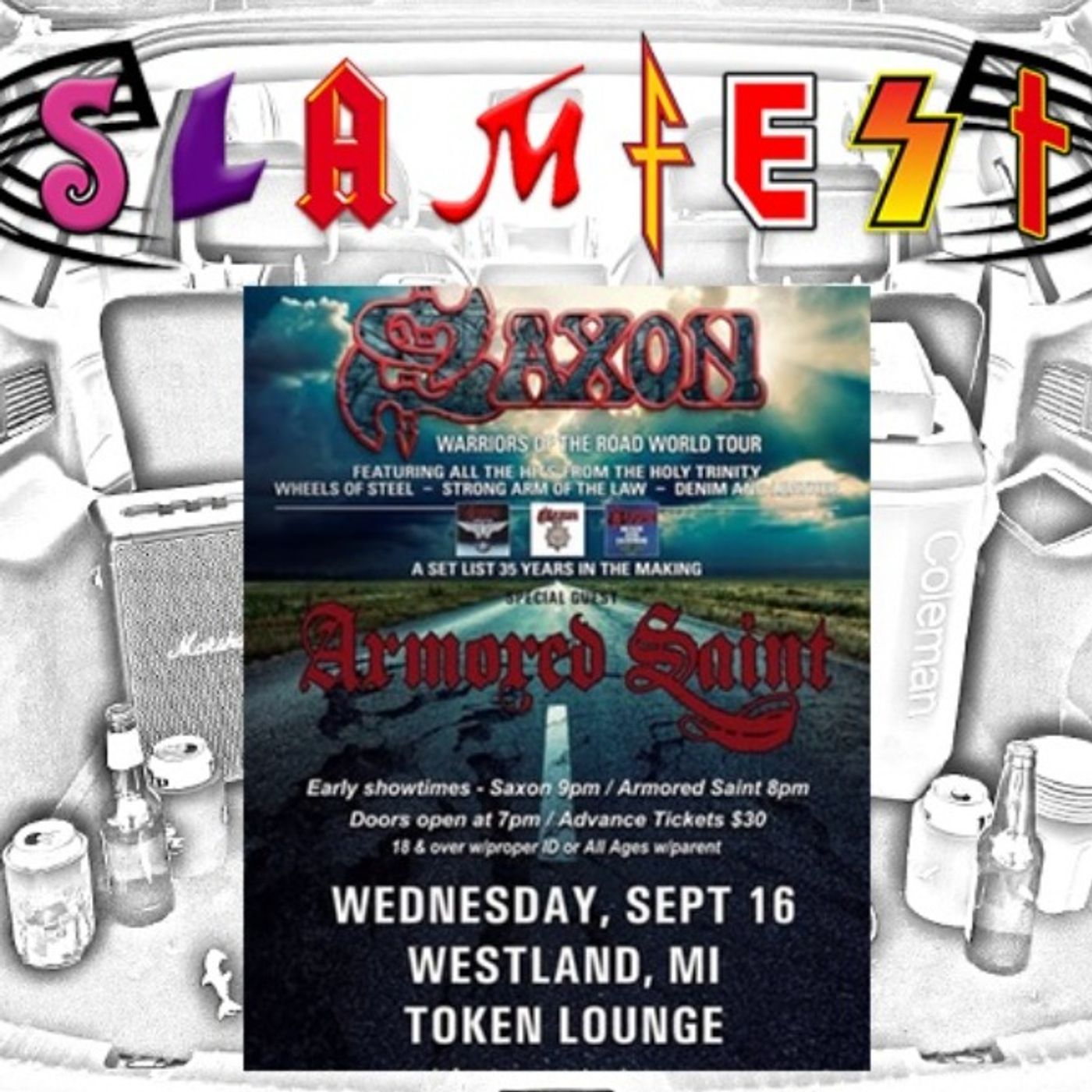 Saxon/Armored Saint Concert 9/16/15 episode artwork