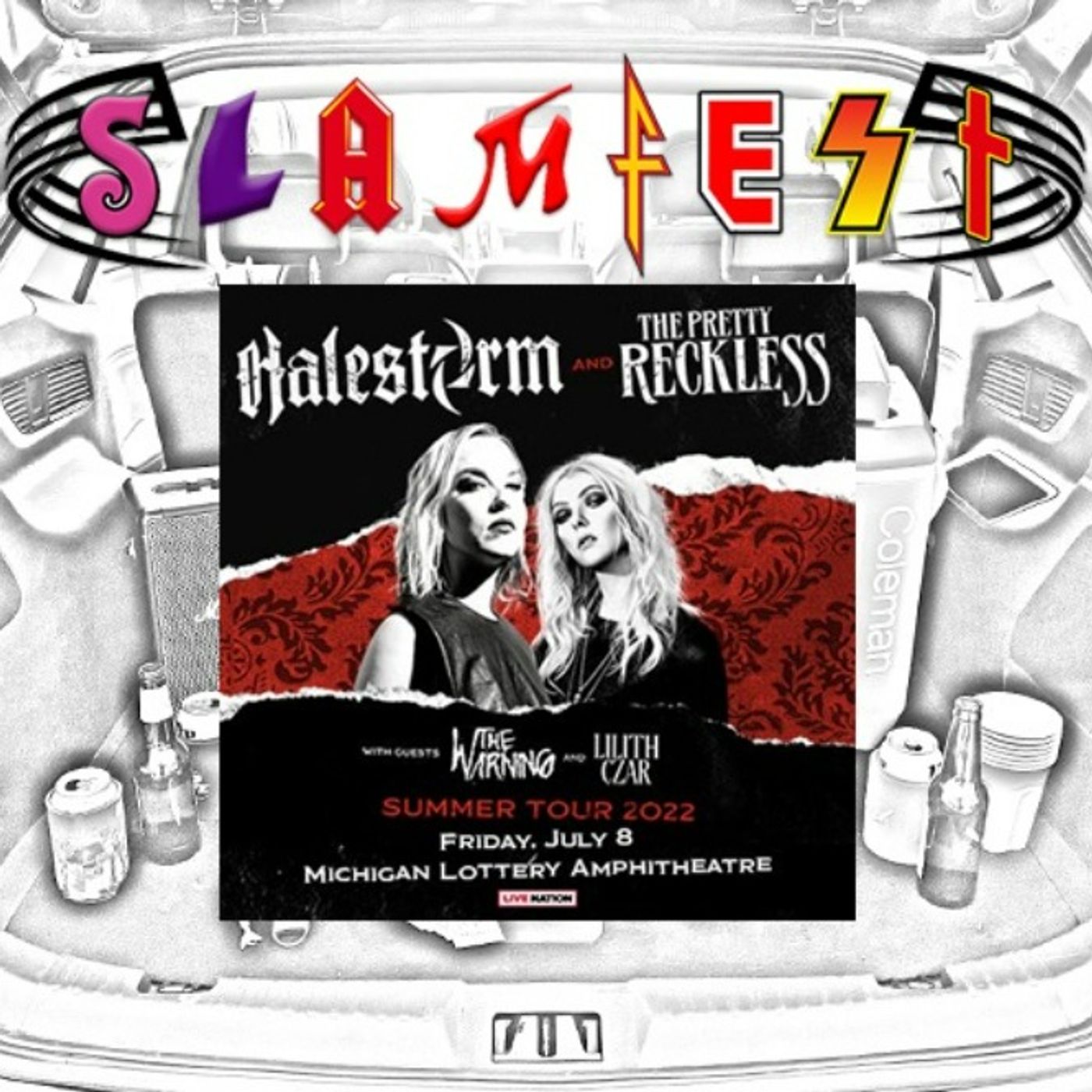 Halestorm/The Warning Concert - 7/8/22 wsg. Sonny 