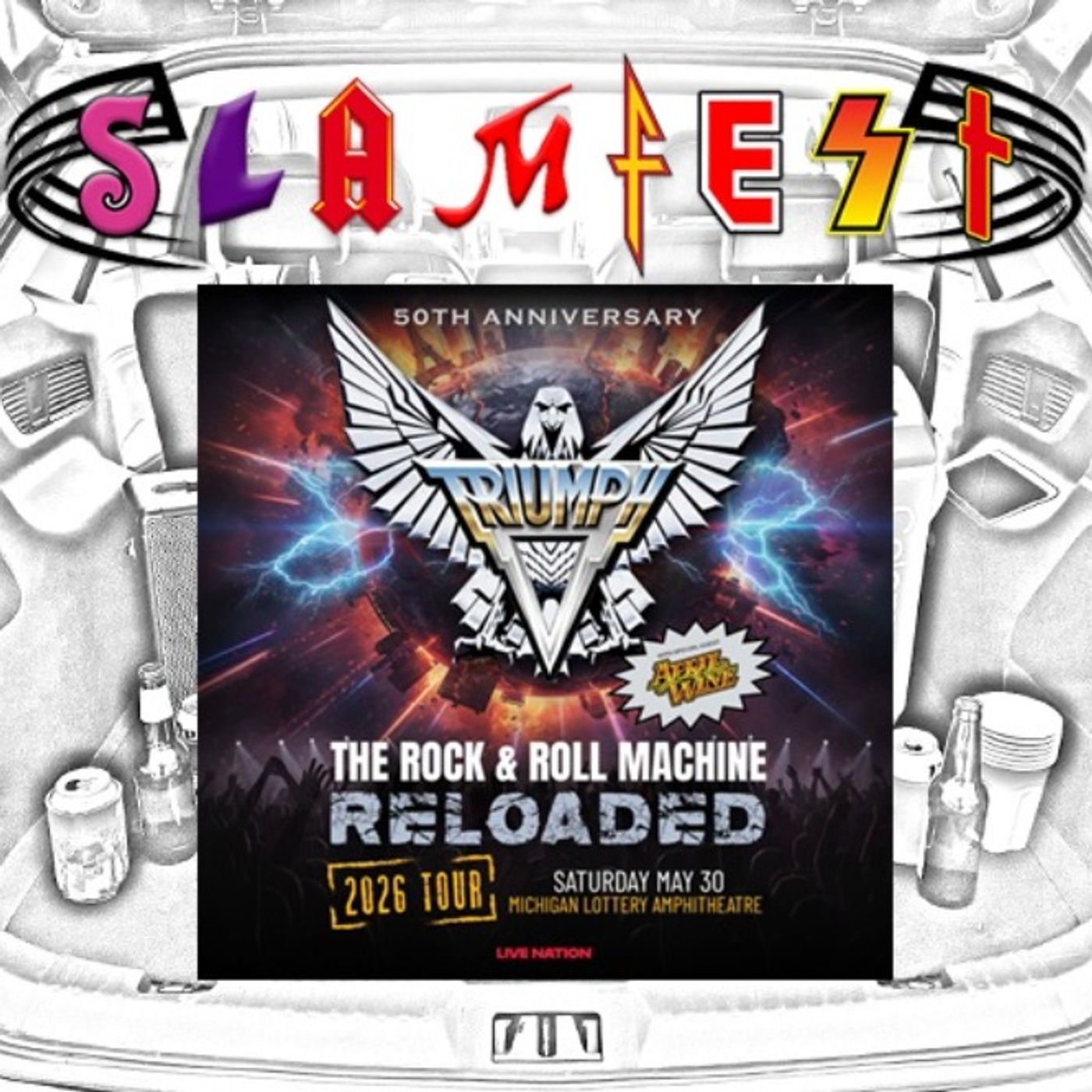 Triumph/April Wine Concert - 5/30/26 wsg. Slamfest Crew Member Brad C. episode artwork