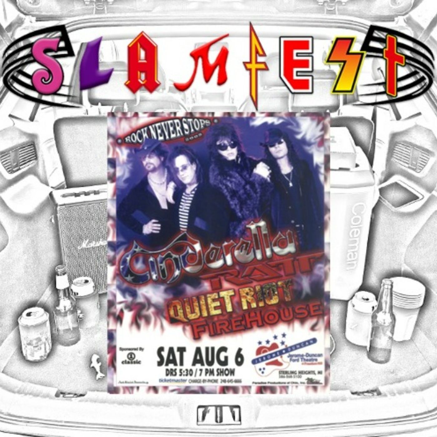 2005 Rock Never Stops Tour: Cinderella, Ratt, Quiet Riot and Firehouse - 8/6/05