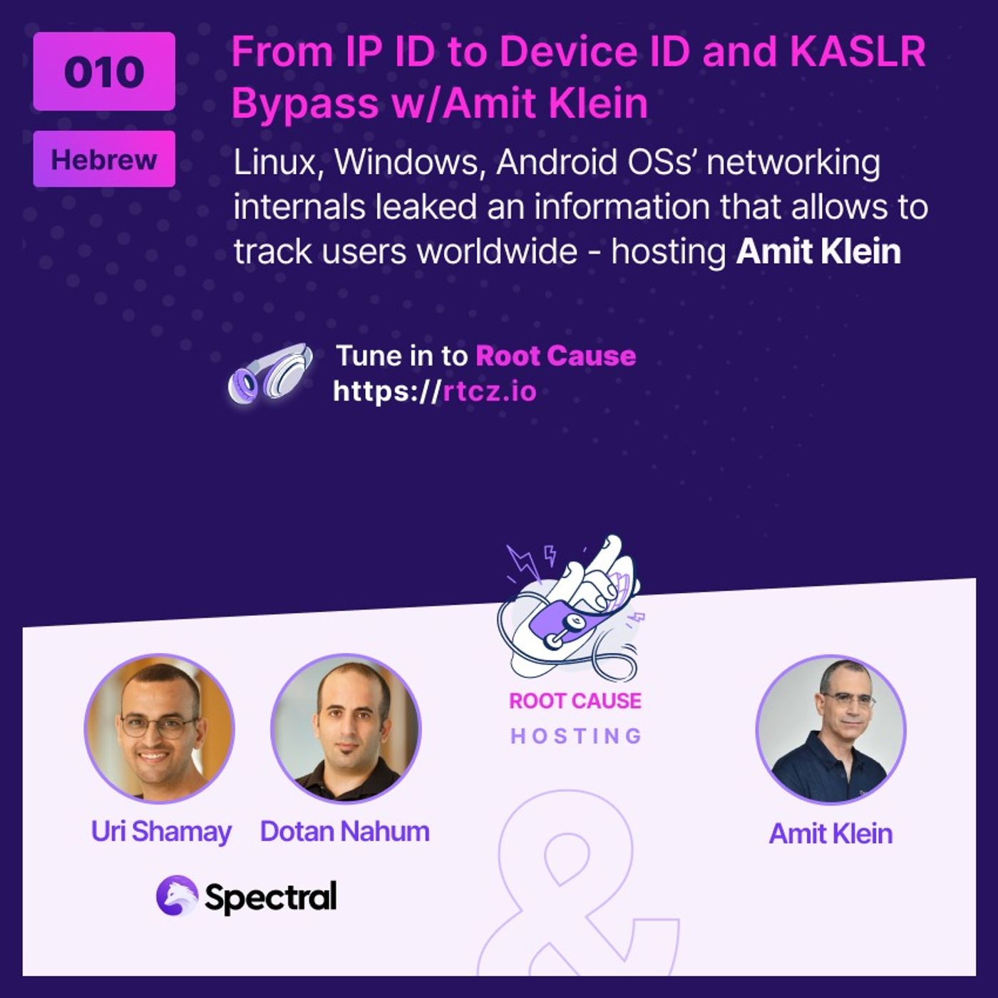 From IP ID to Device ID and KASLR Bypass w/Amit Klein From IP ID to Device ID and KASLR Bypass w/Amit Klein