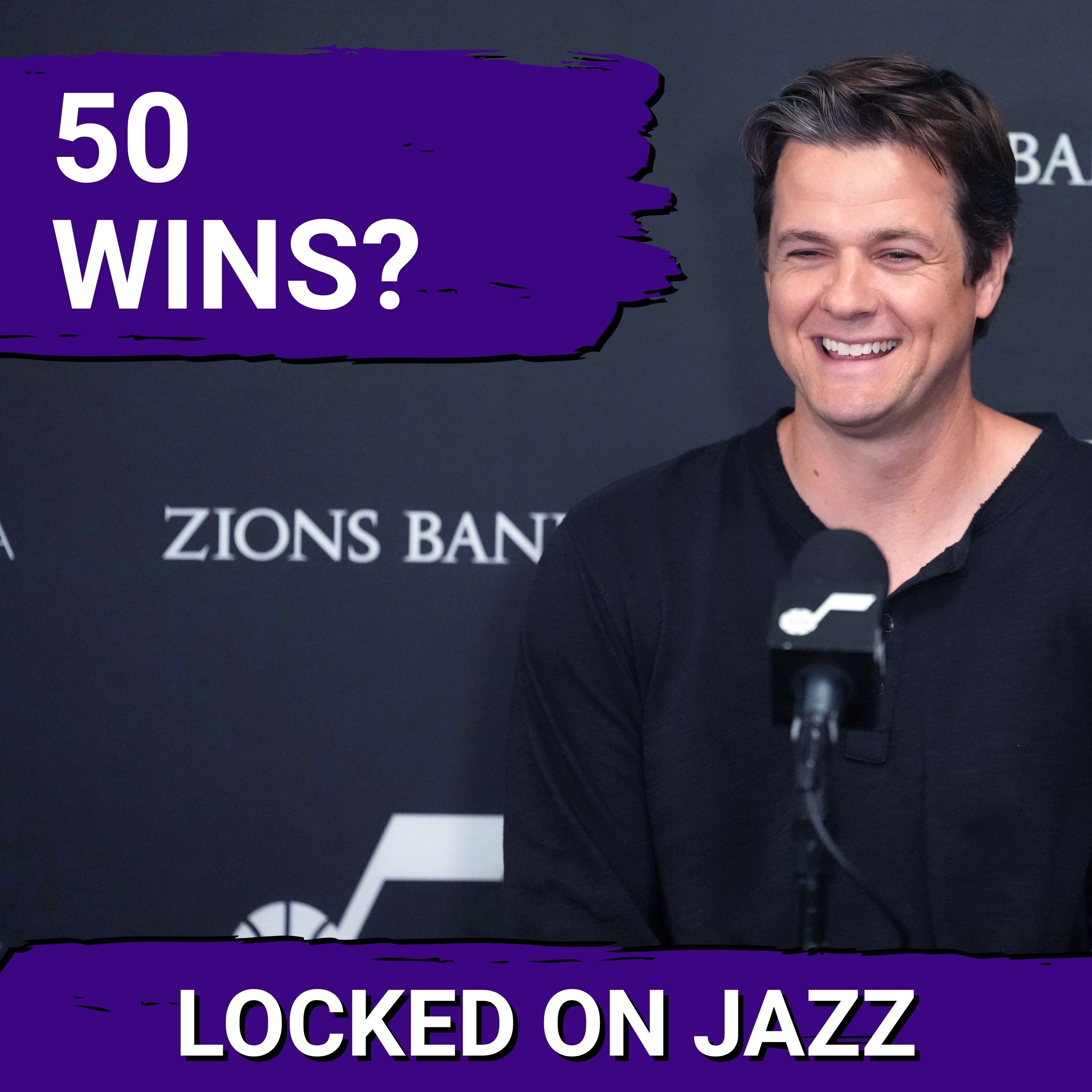 OVERACHIEVE: Utah Jazz Eye 50 Wins!  DEBATE Vegas Odds vs Jazz BELIEF, Playoff Chances are HOW REAL?