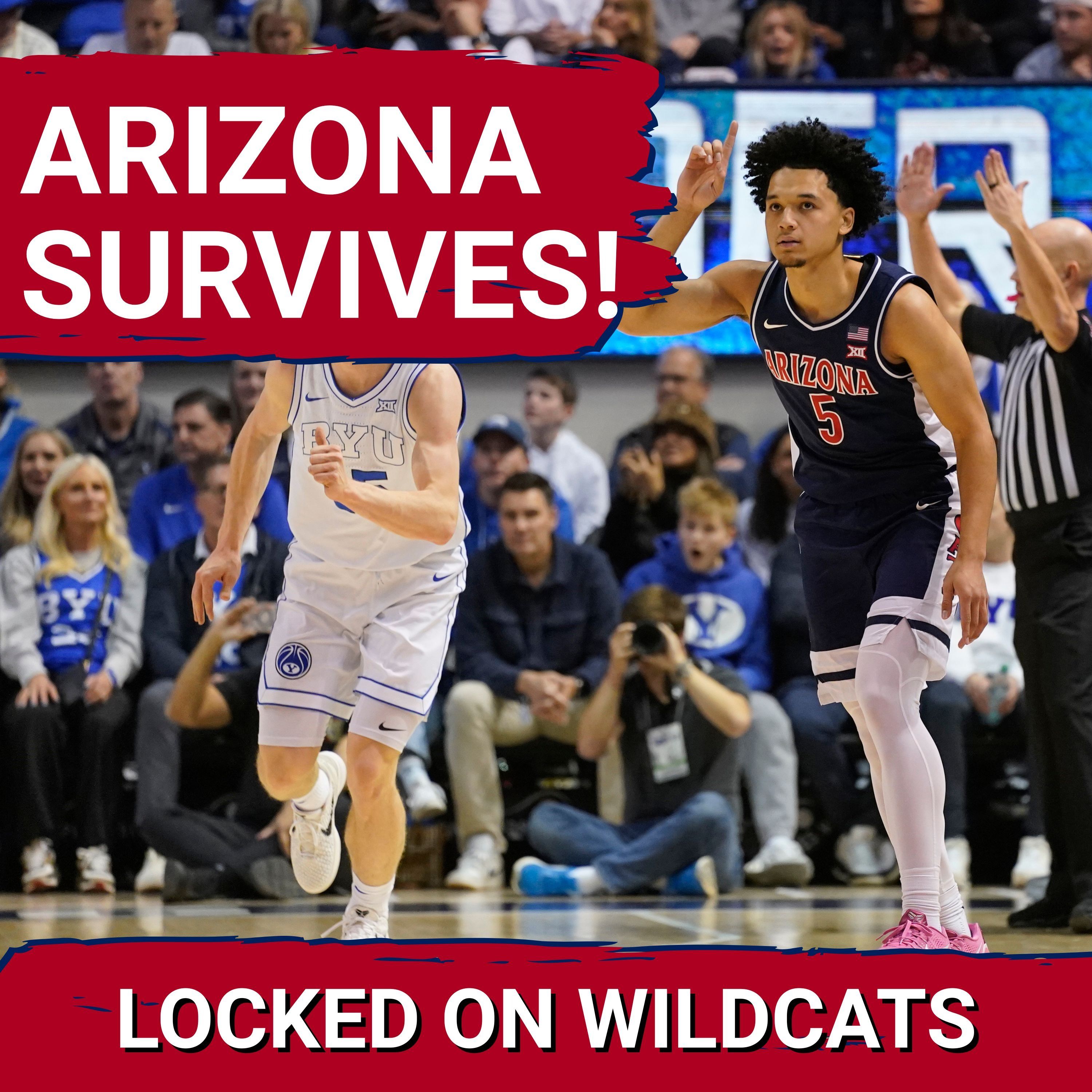 Arizona DELIVERS STATEMENT WIN over #13 BYU and AJ Dybantsa 89-86