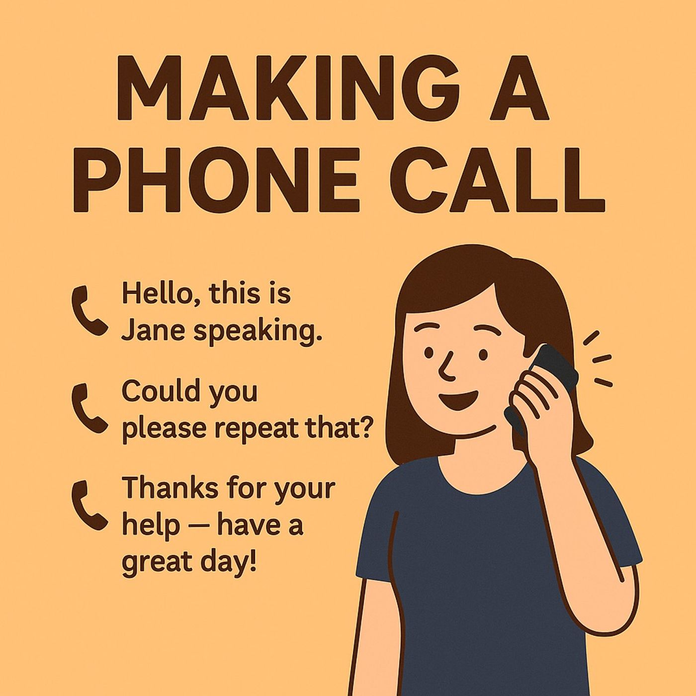 Making a Phone Call — Speak Clearly and Confidently in English