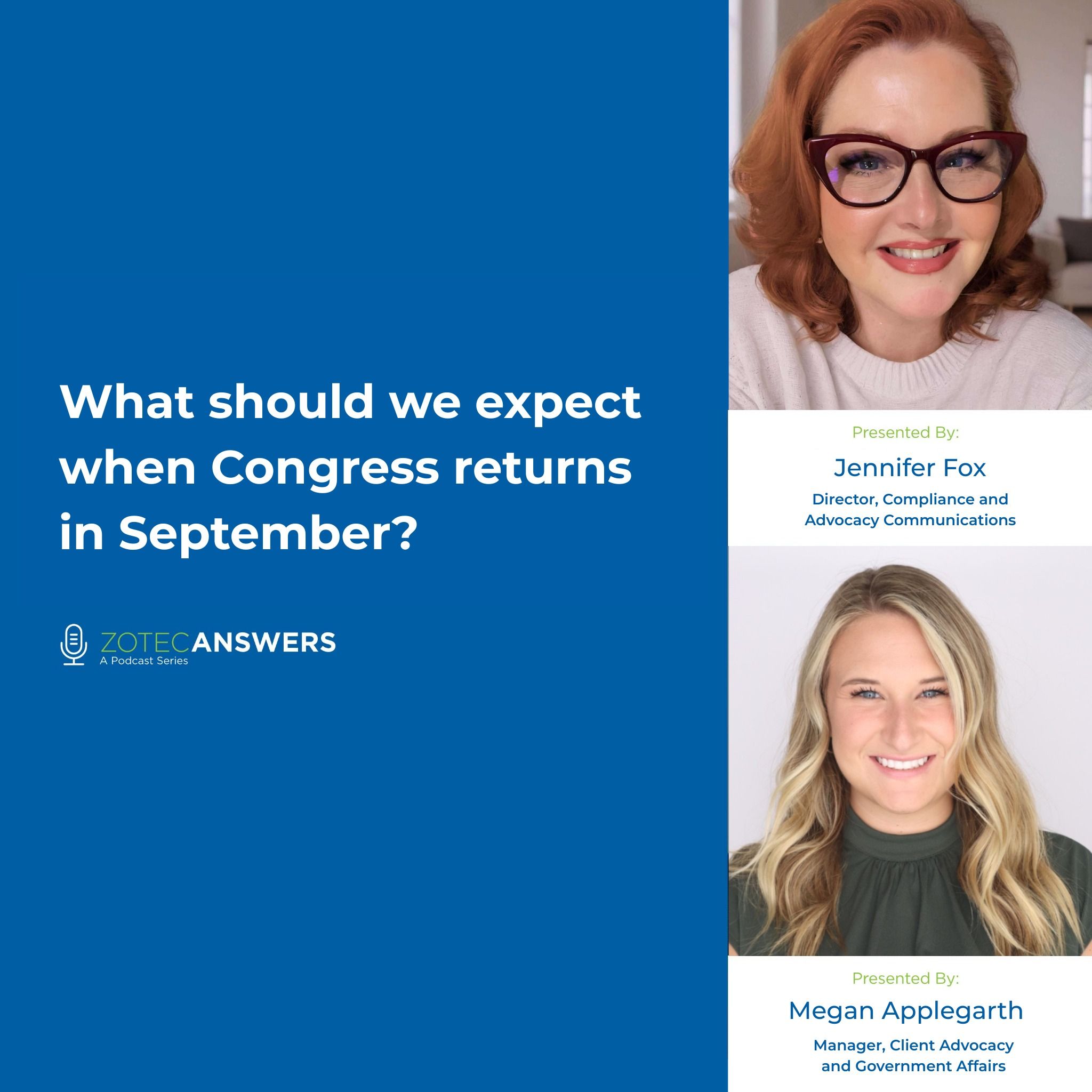 What should we expect when Congress returns in September? What should we expect when Congress returns in September?