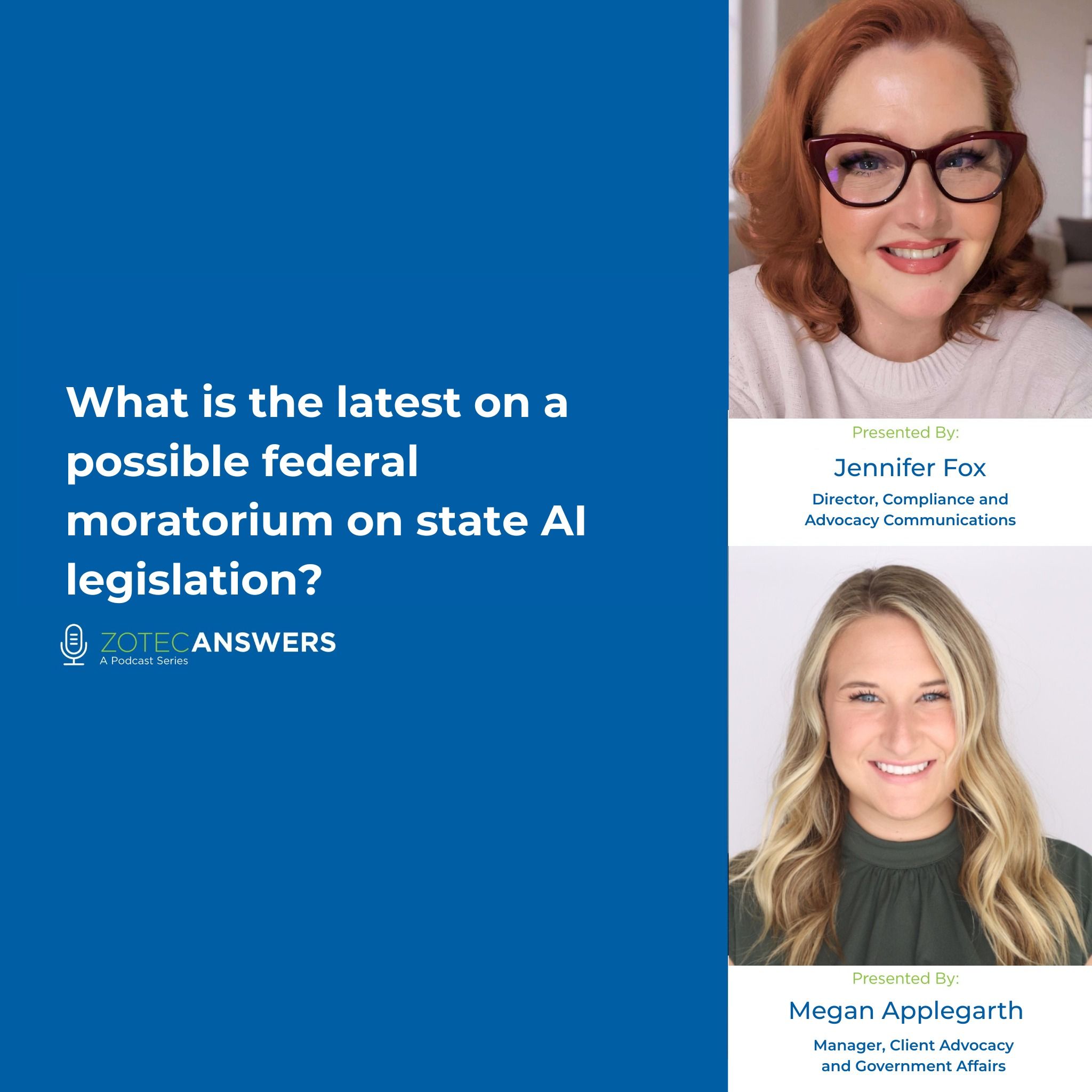 What is the latest on a possible federal moratorium on state AI legislation? What is the latest on a possible federal moratorium on state AI legislation?