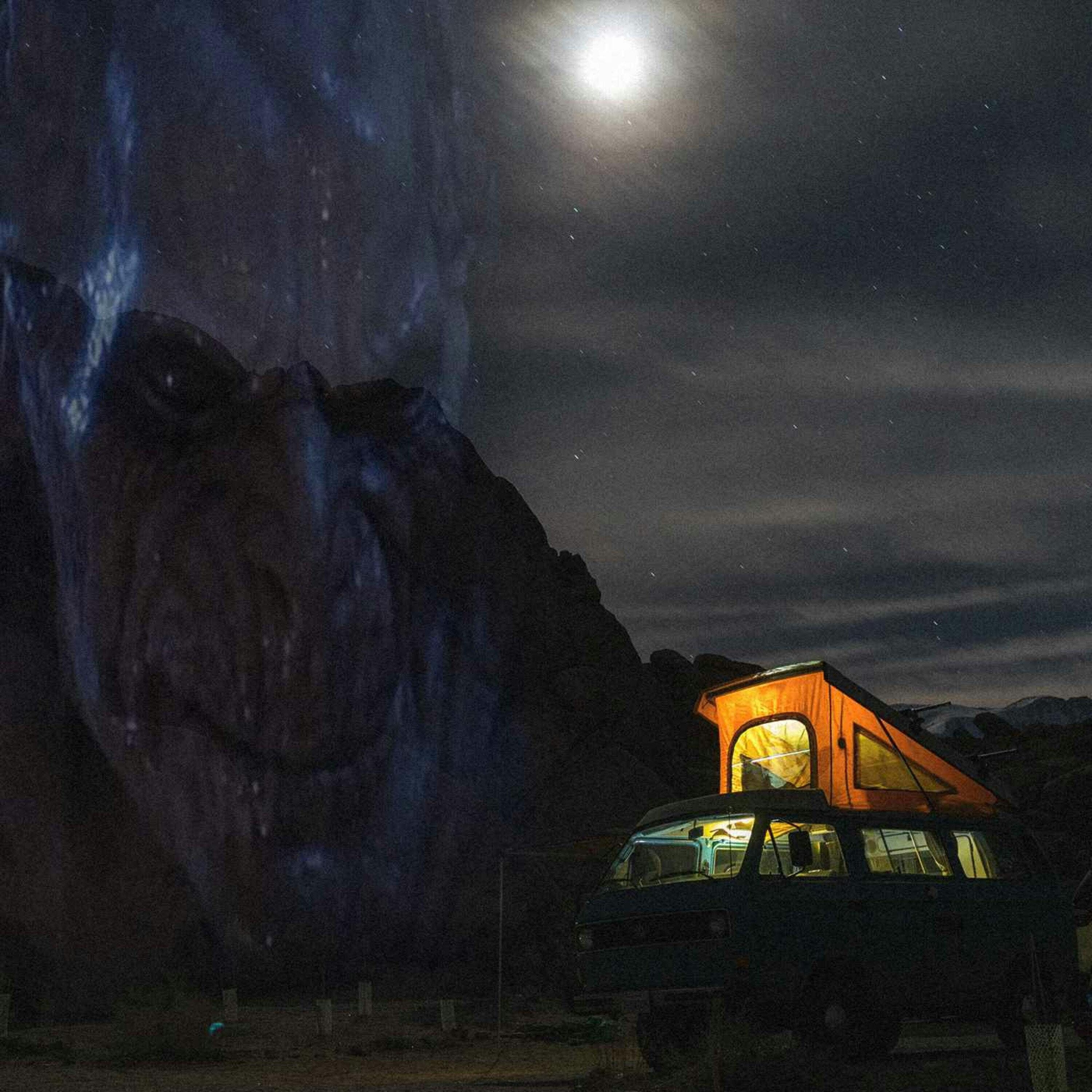Campamento macabro en la Zona del Silencio