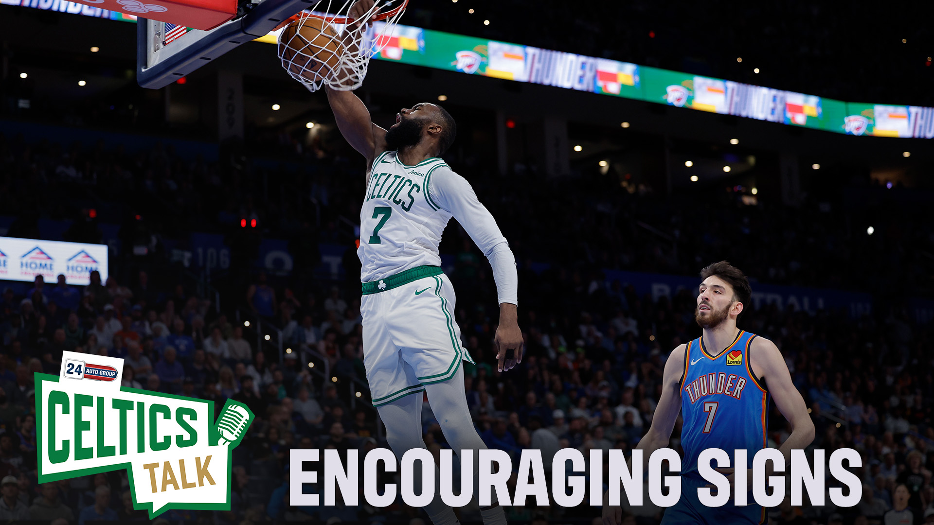 Looking at the ENCOURAGING signs from the Celtics’ road trip