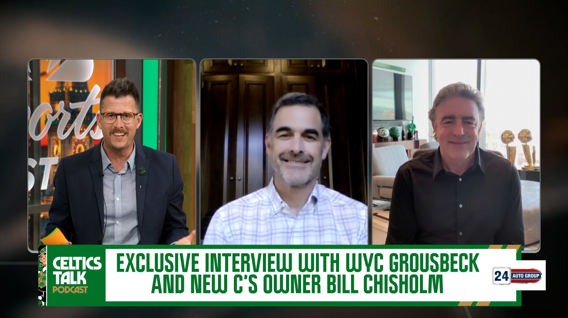 EXCLUSIVE with new Celtics' owner Bill Chisholm: "I want to raise banners. I want to raise them now and in the future"