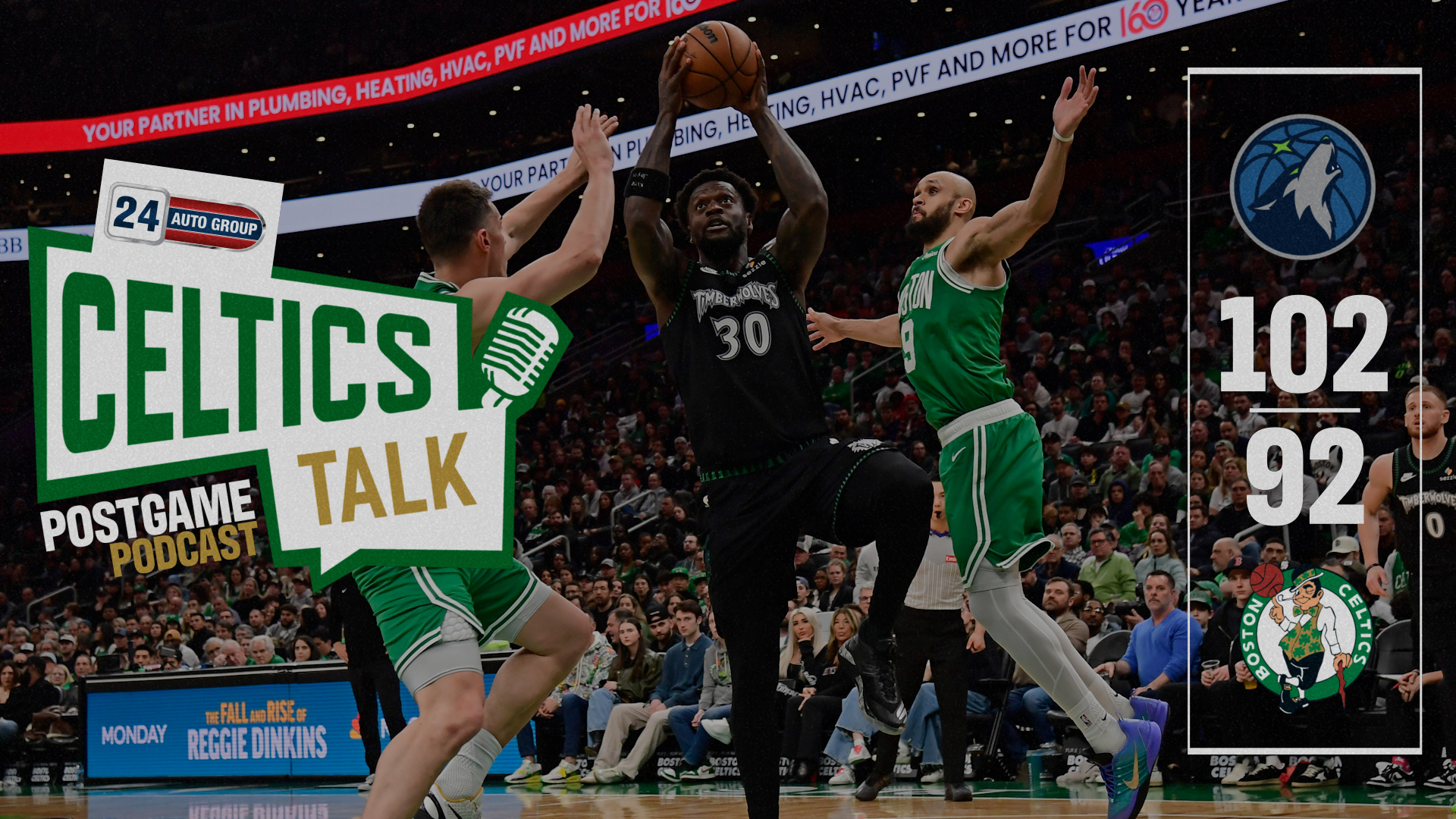 POSTGAME POD: Celtics fall in uncharacteristic fashion as Timberwolves take control