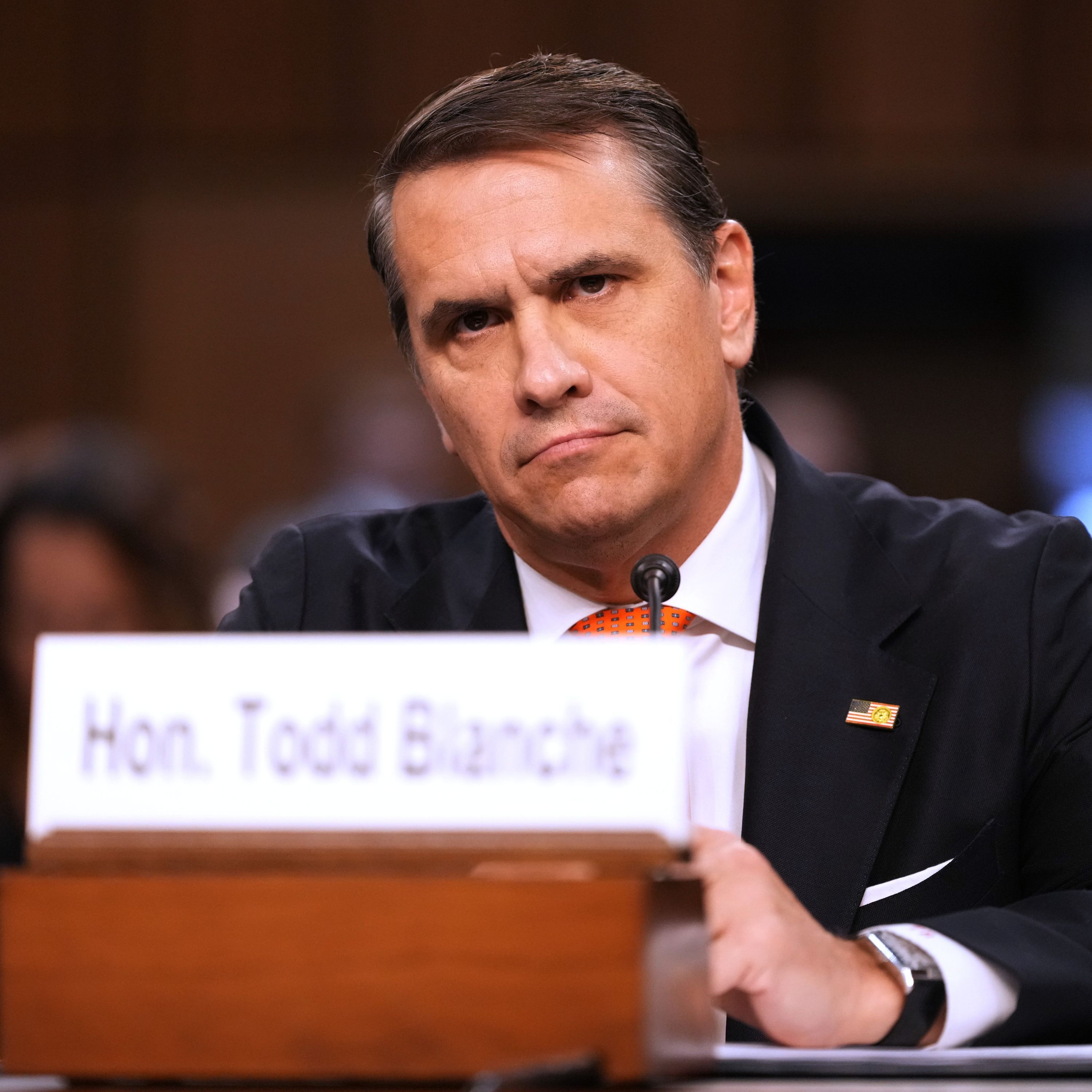 Todd Blanche Faces Senate Scrutiny Over DOJ Leadership