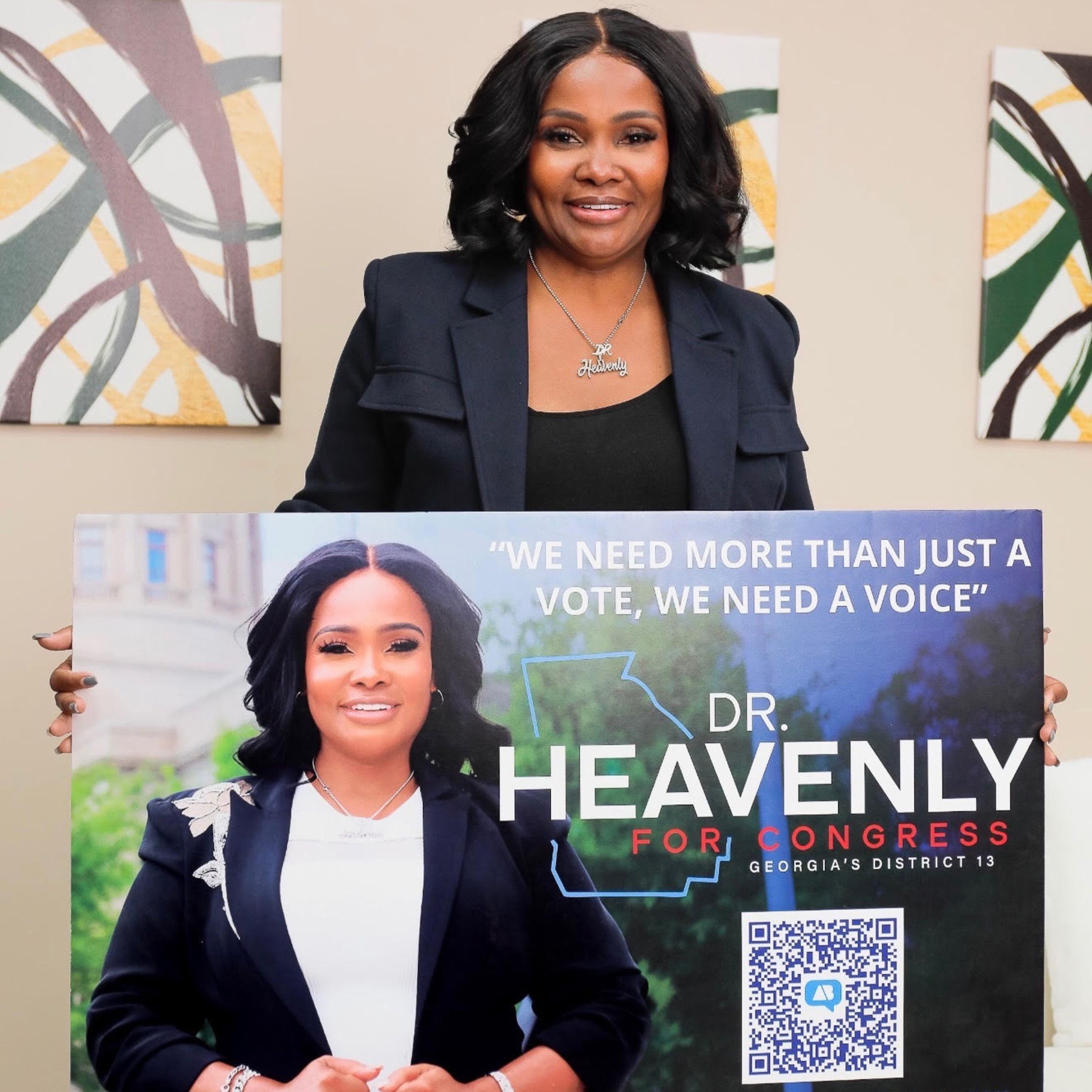 Dr. Heavenly Kimes Takes Campaign to Capitol Hill