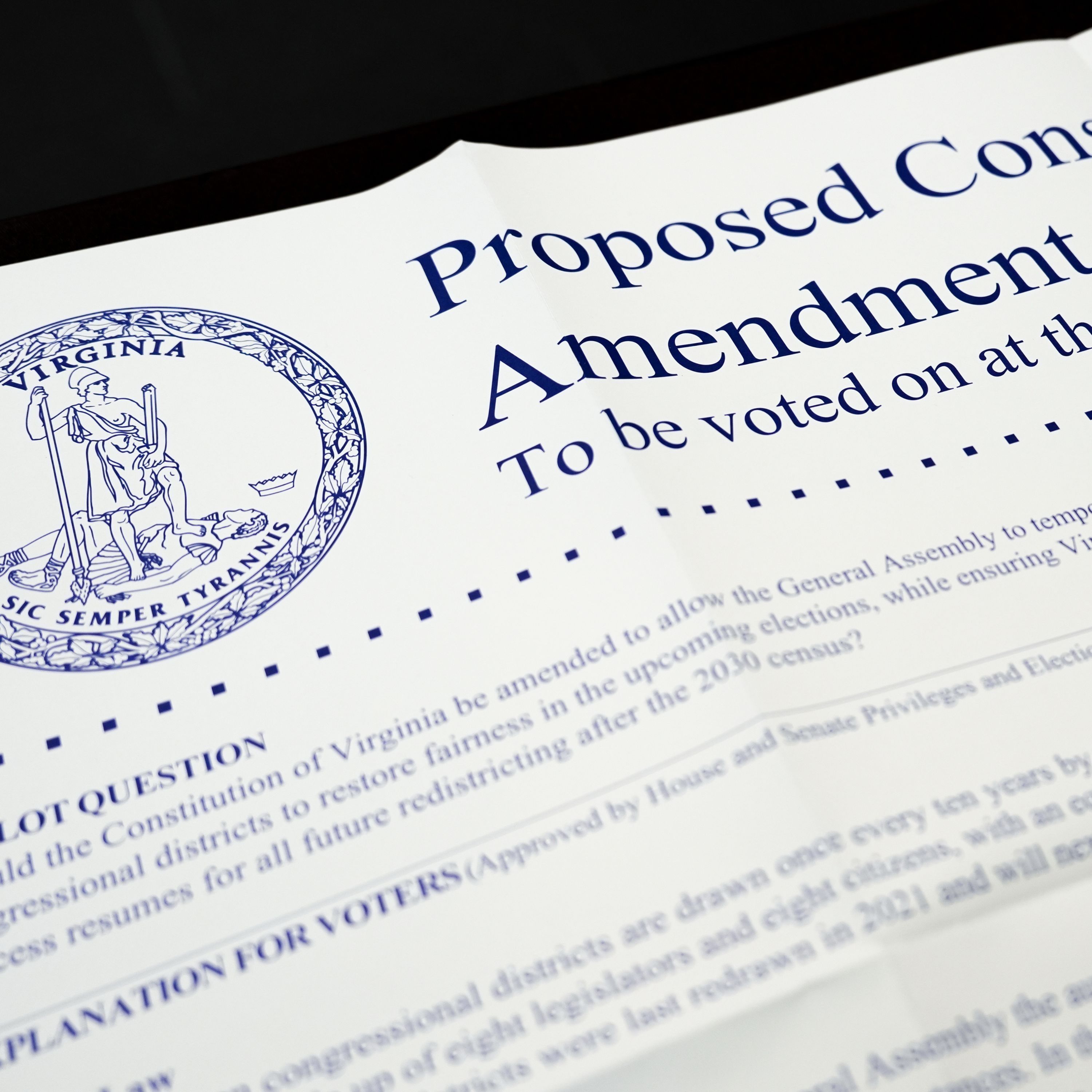 Virginia Judge Blocks Redistricting Measure After Vote