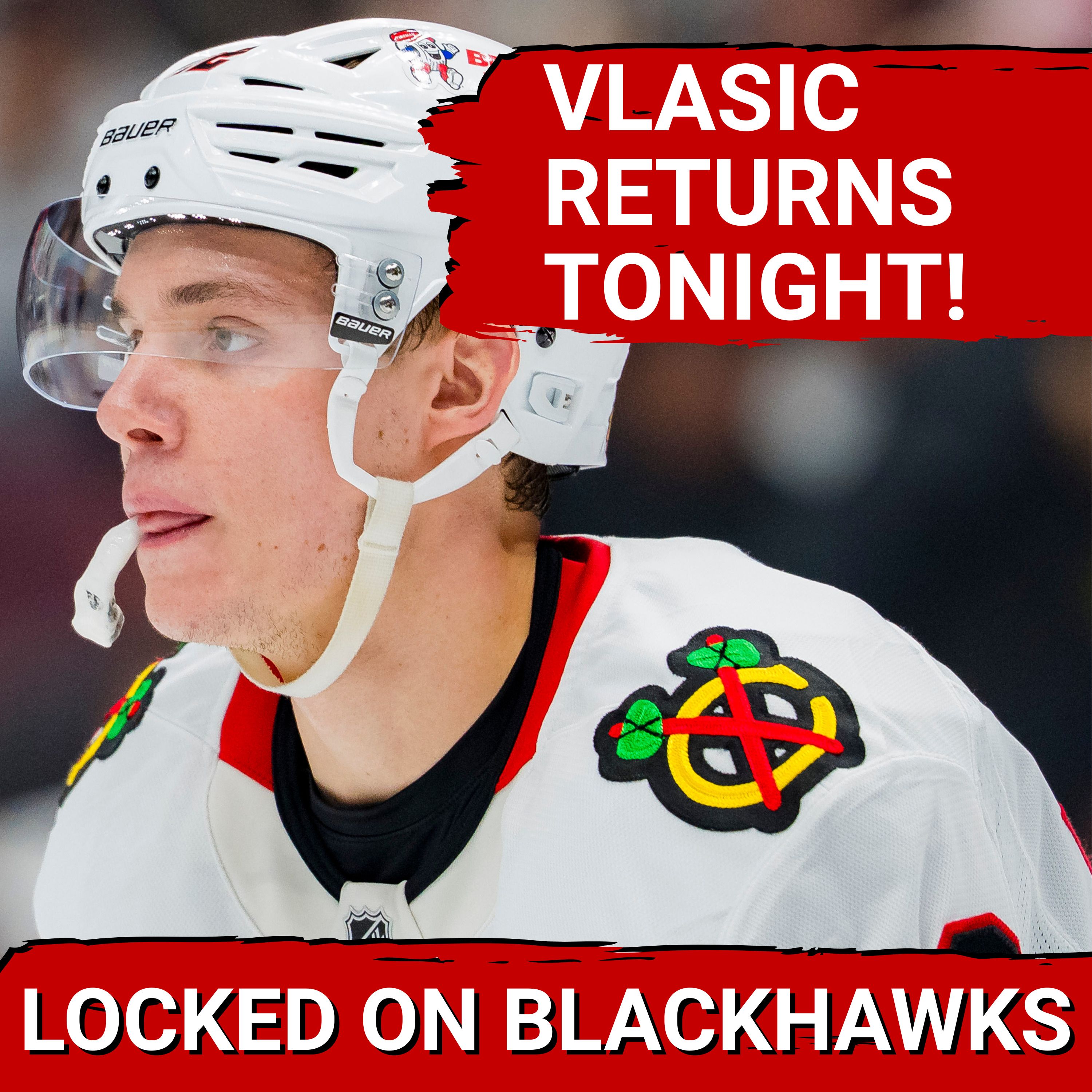 Chicago Blackhawks vs. Boston Bruins Preview: Dach Playing With Bedard, Vlasic Returns