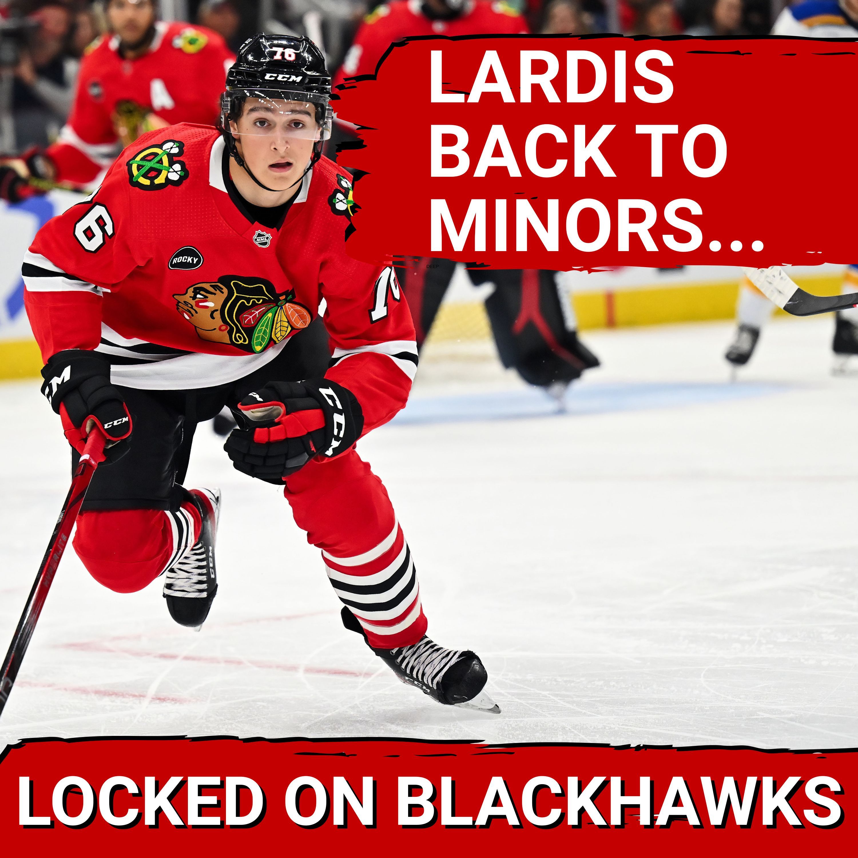 Blackhawks Send Nick Lardis To AHL, Teravainen Returns | Lineup & PP Changes vs. Wild
