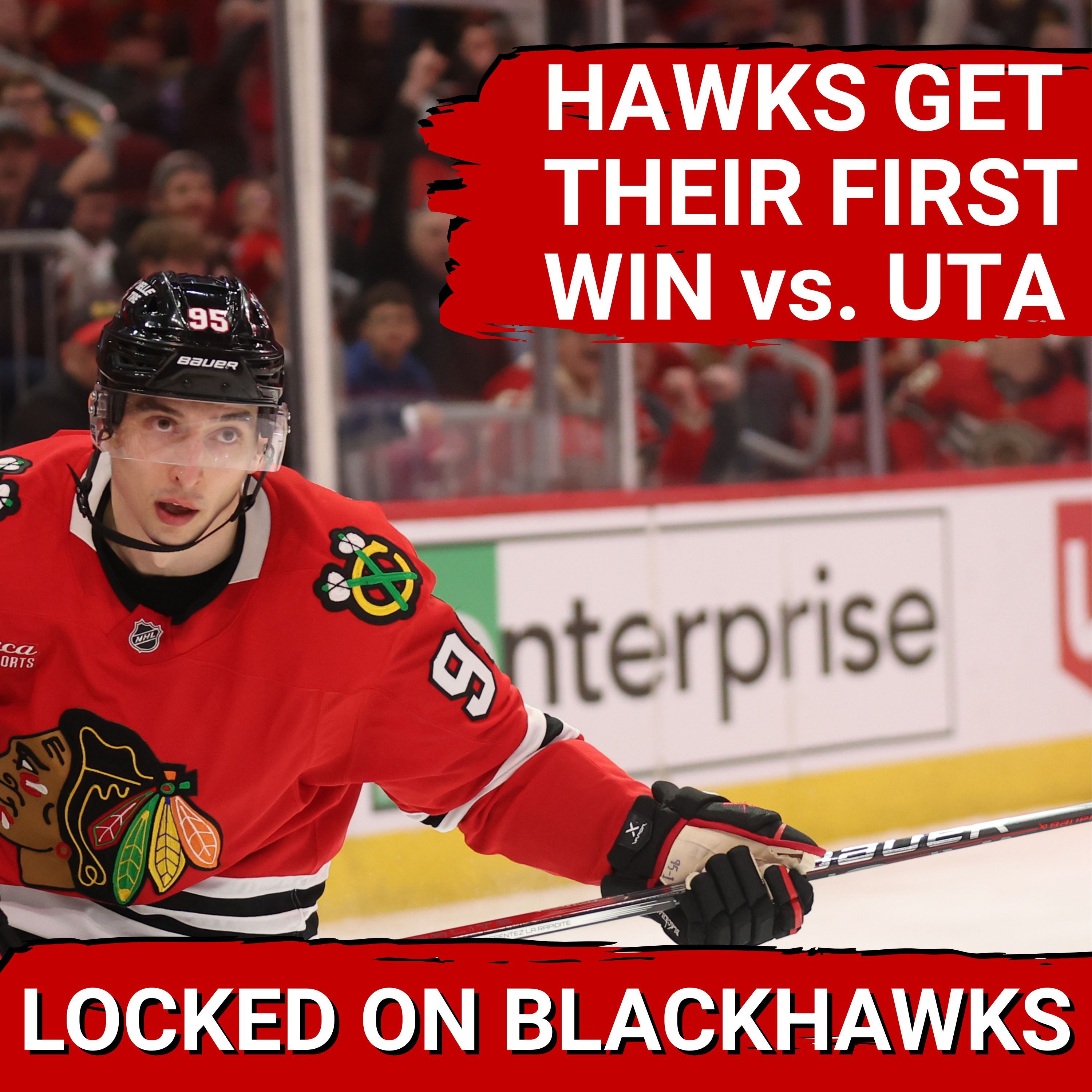 POSTGAME: Blackhawks Earn First Win, Beat Mammoth 3-1 | Oliver Moore Shining in Rockford