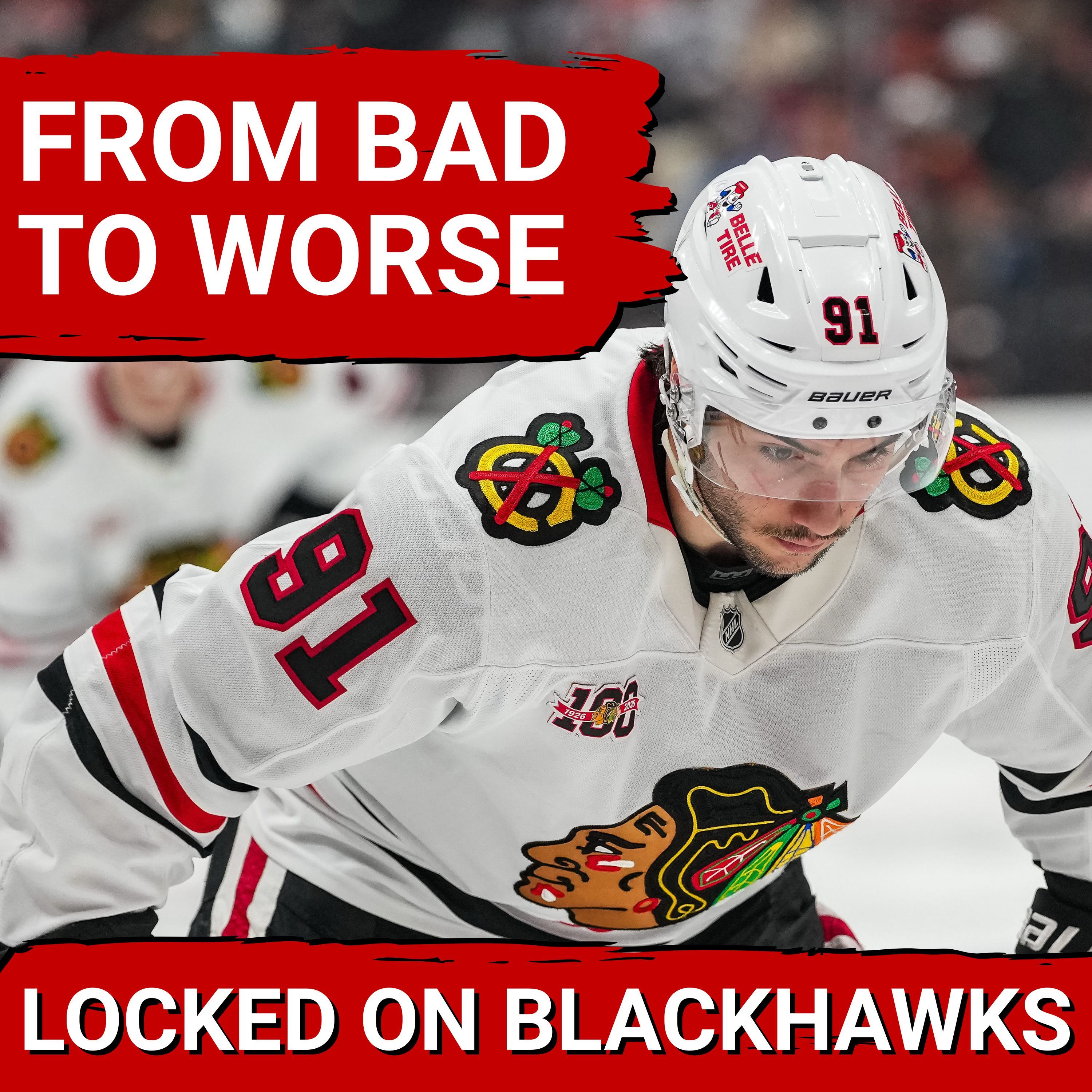 Frank Nazar OUT Multiple Weeks With Facial Injury | Chicago Blackhawks Tank is Back ON