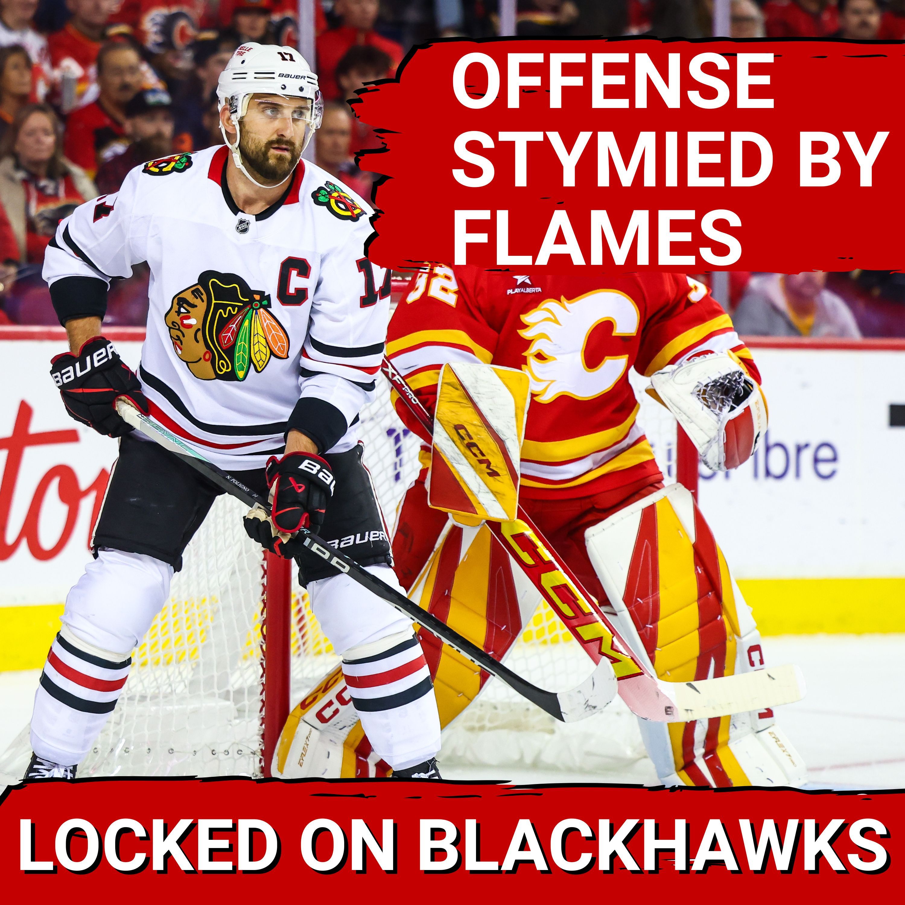 Chicago Blackhawks Offense Shutdown By Calgary Flames | Korchinski & Lardis AHL All-Stars!