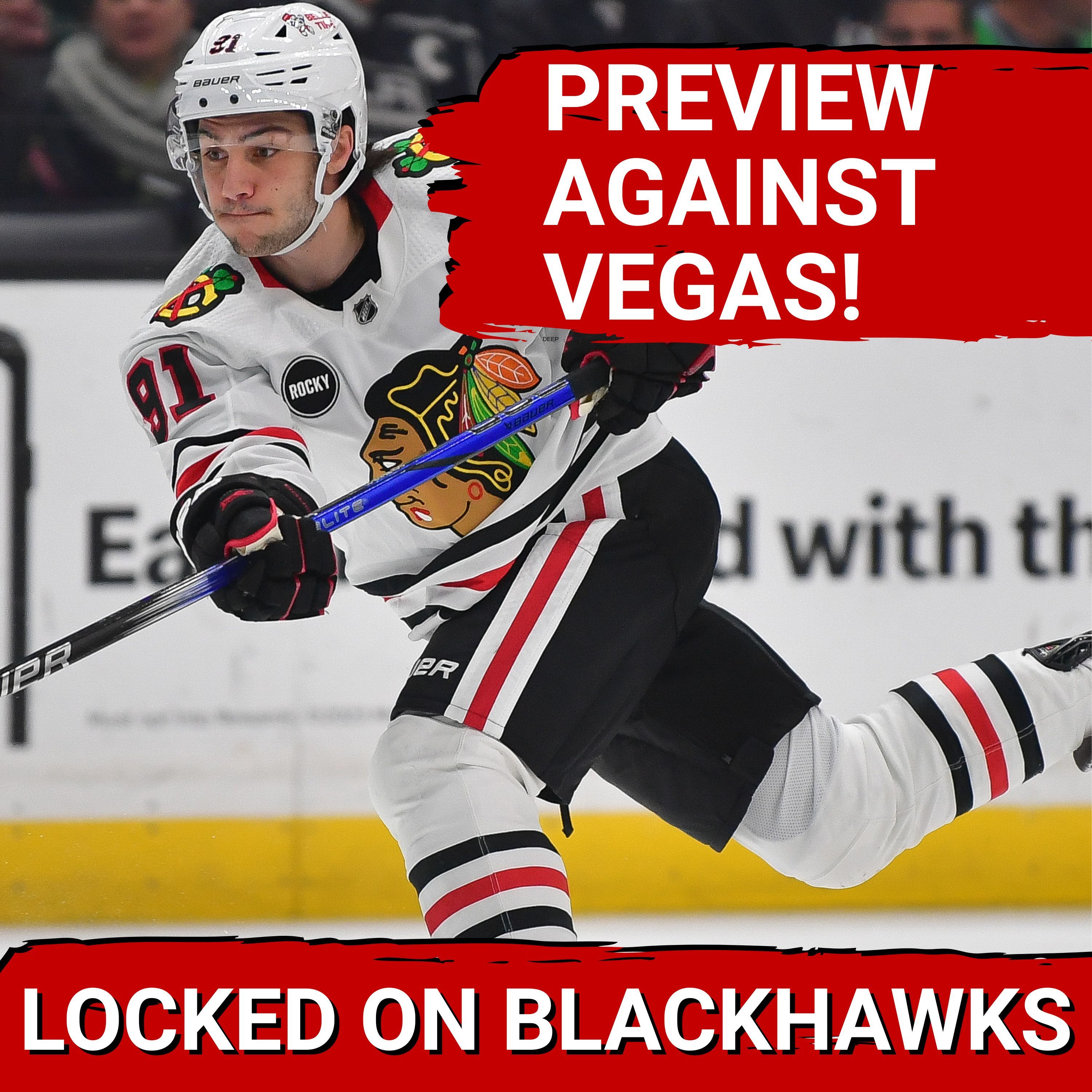 PREVIEW: Blackhawks Begin Road Trip vs. Golden Knights | November Stats & Recap