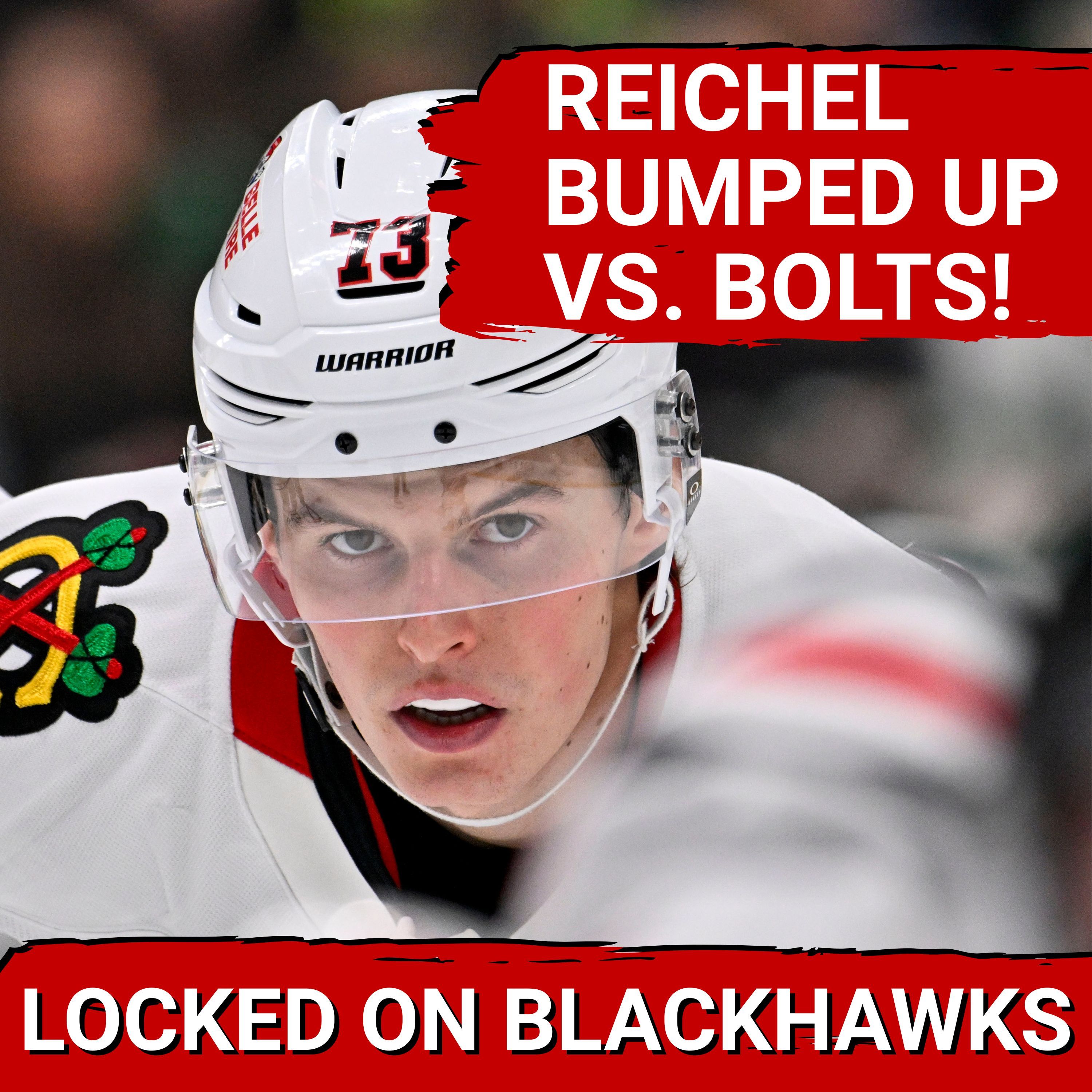 PREVIEW: Chicago Blackhawks vs. Tampa Bay Lightning | Burakovsky & Dickinson OUT, Reichel UP