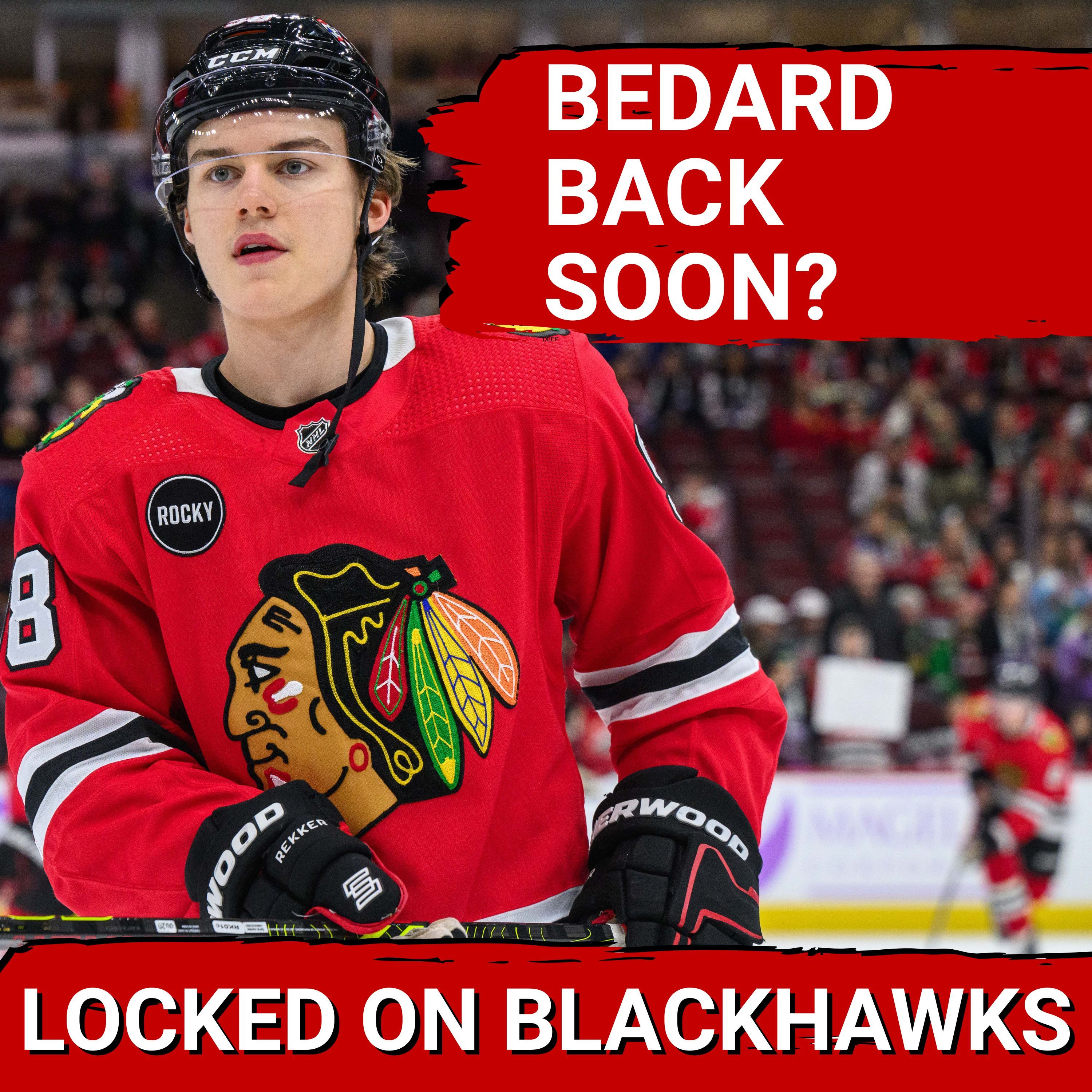 Connor Bedard Back From Shoulder Injury SOON? | Blackhawks vs. Blues Preview