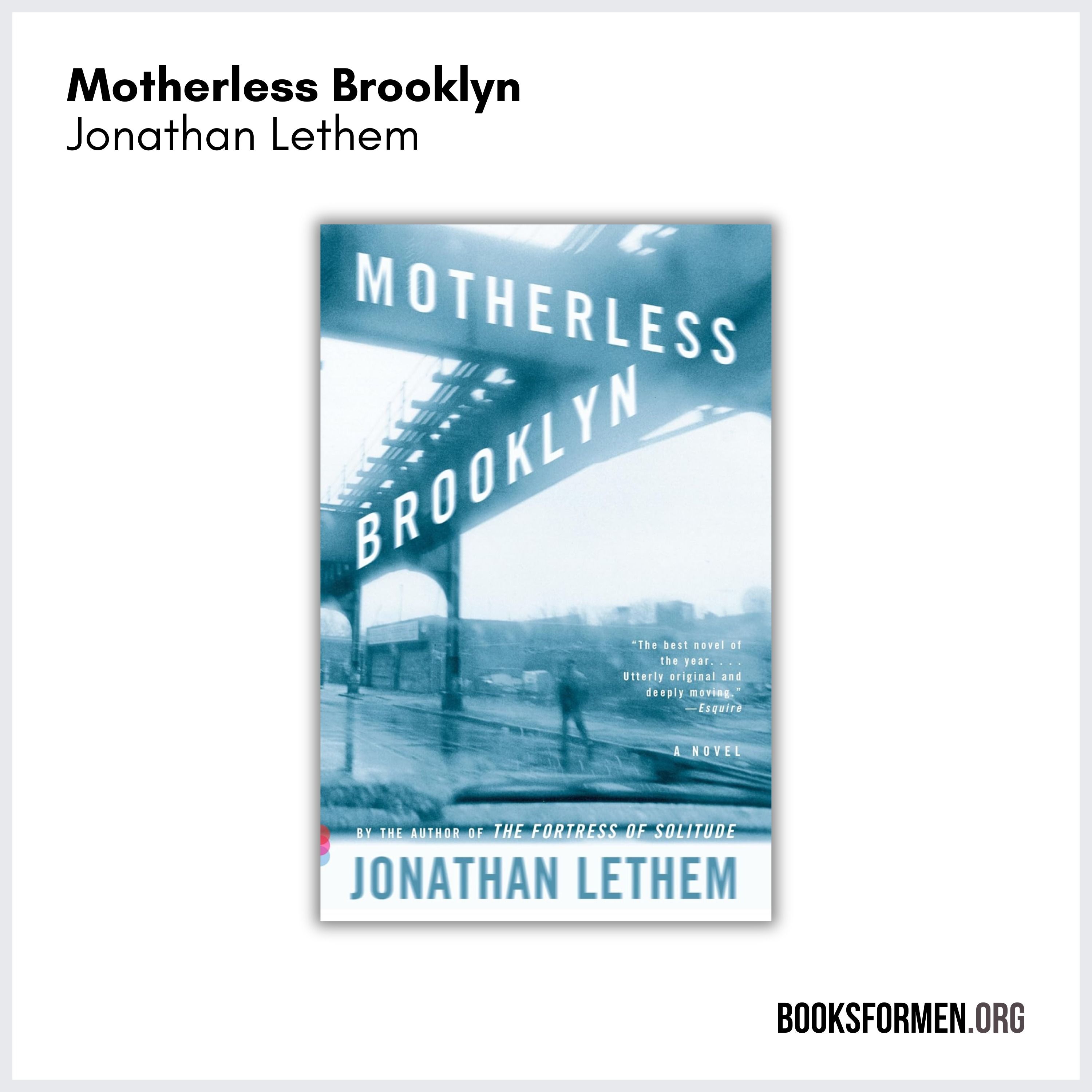 #279 | ‘Motherless Brooklyn’, a Truly Inventive Crime Novel—and Why You Should Never Underestimate Anyone