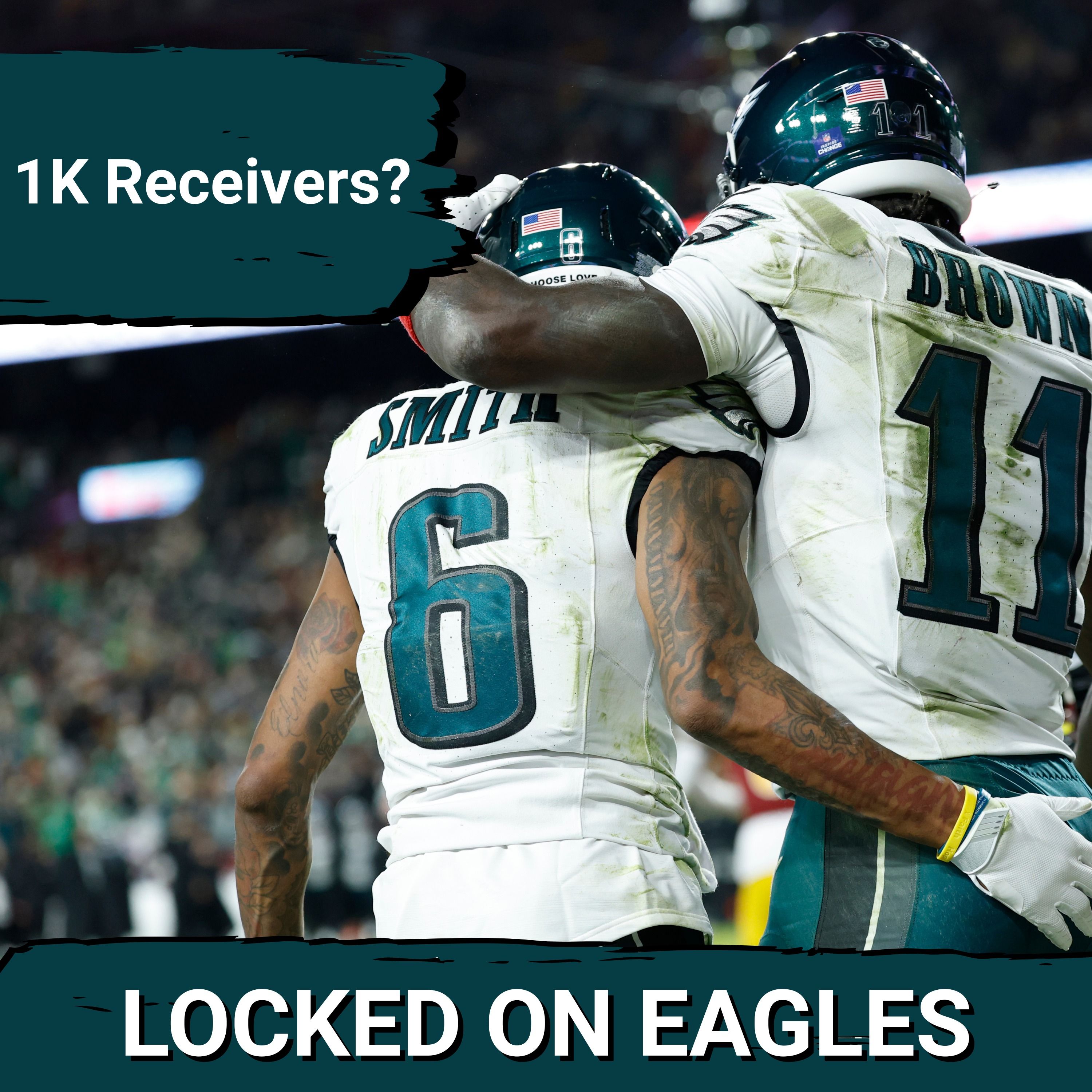 WR1K: A.J. Brown, DeVonta Smith BOTH getting 1,000 yards in 2025?