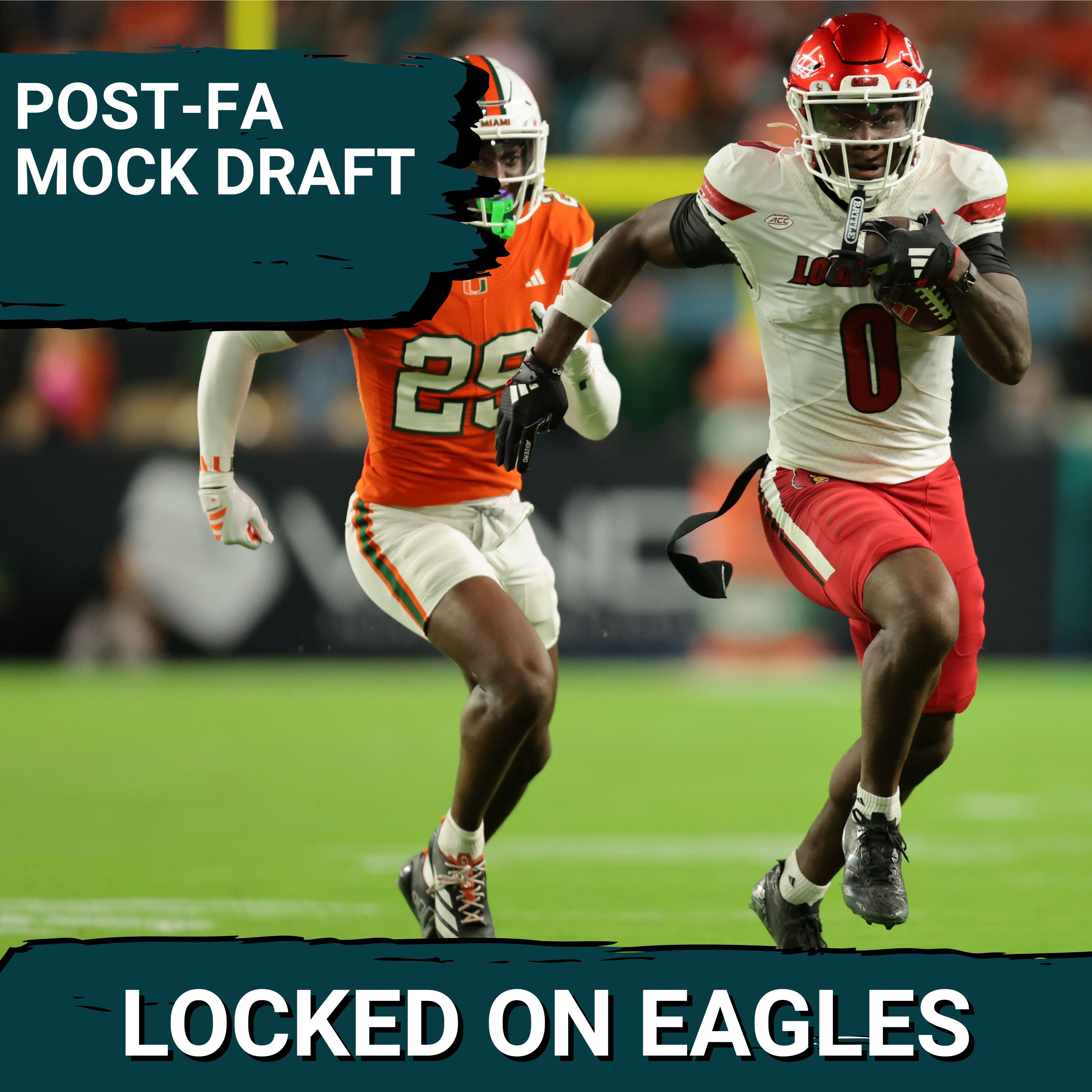 MOCK DRAFT: Philadelphia Eagles TARGETING WR and RT early in the draft?