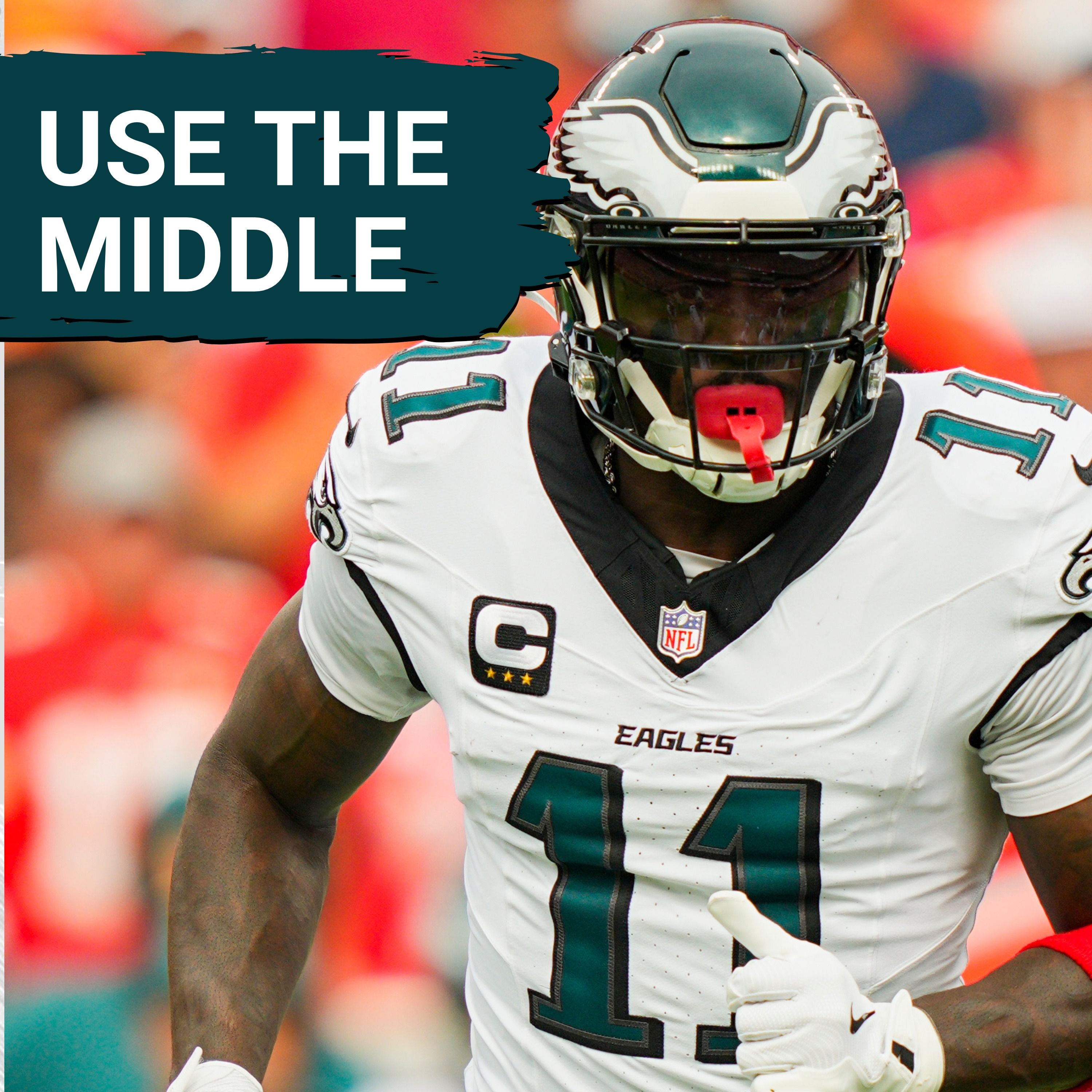 MOVE TO THE MIDDLE: The Eagles pass-game can be fixed by using the middle more!