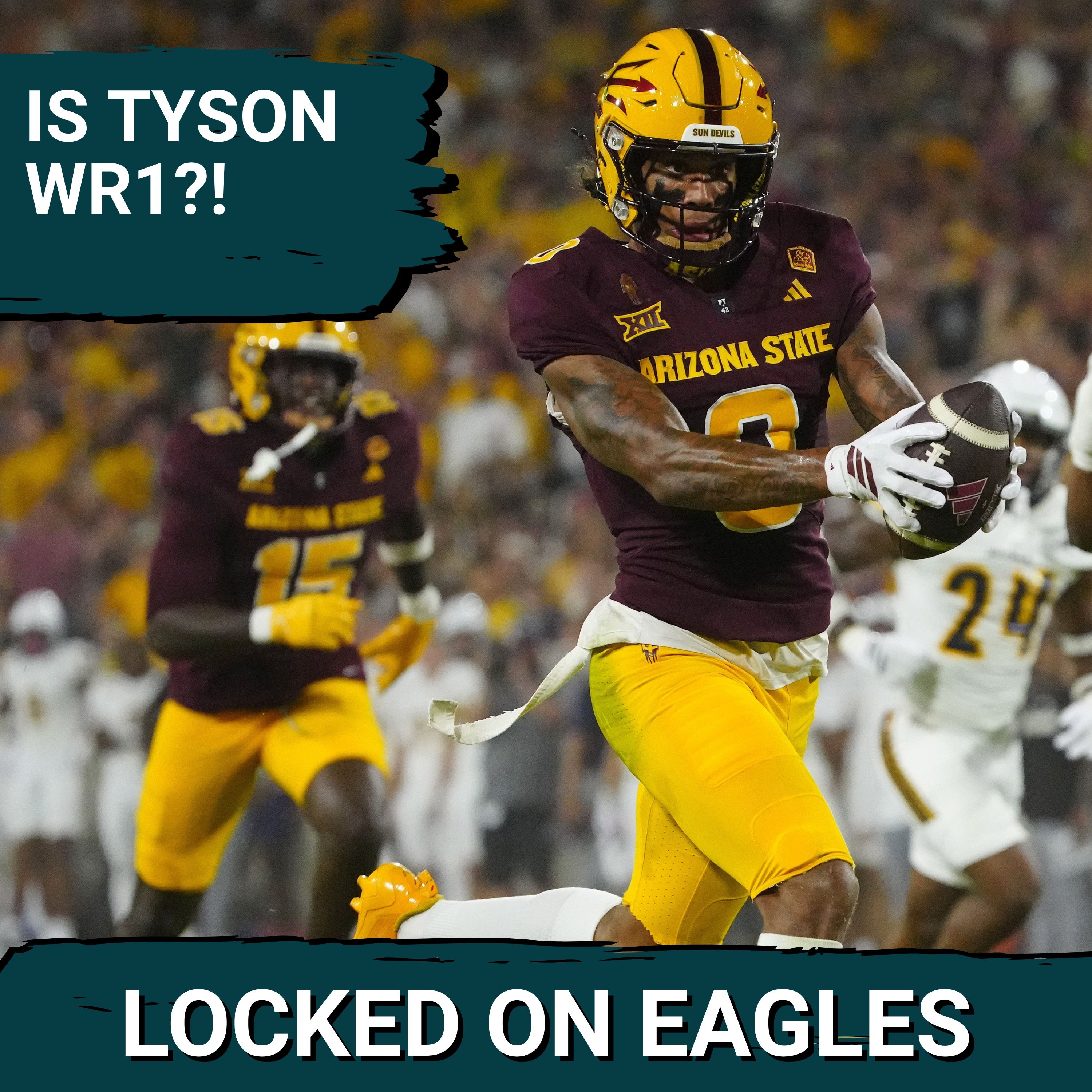 SUPERLATIVES: Jordyn Tyson the TRUE WR1 of the NFL Draft? Can the Eagles get him?