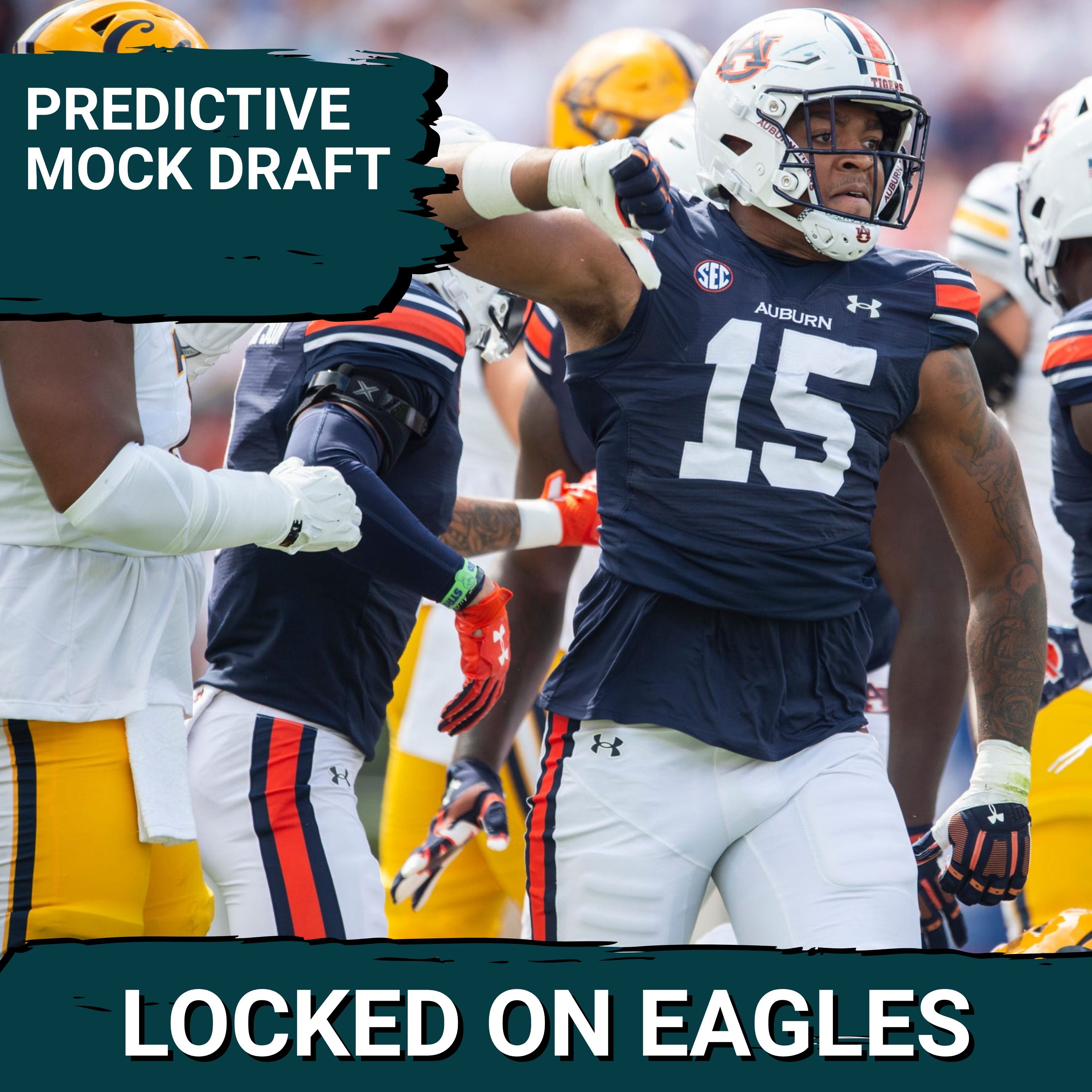 MOCK DRAFT: Philadelphia Eagles TRADING UP for Keldric Faulk to replace Jaelan Phillips?