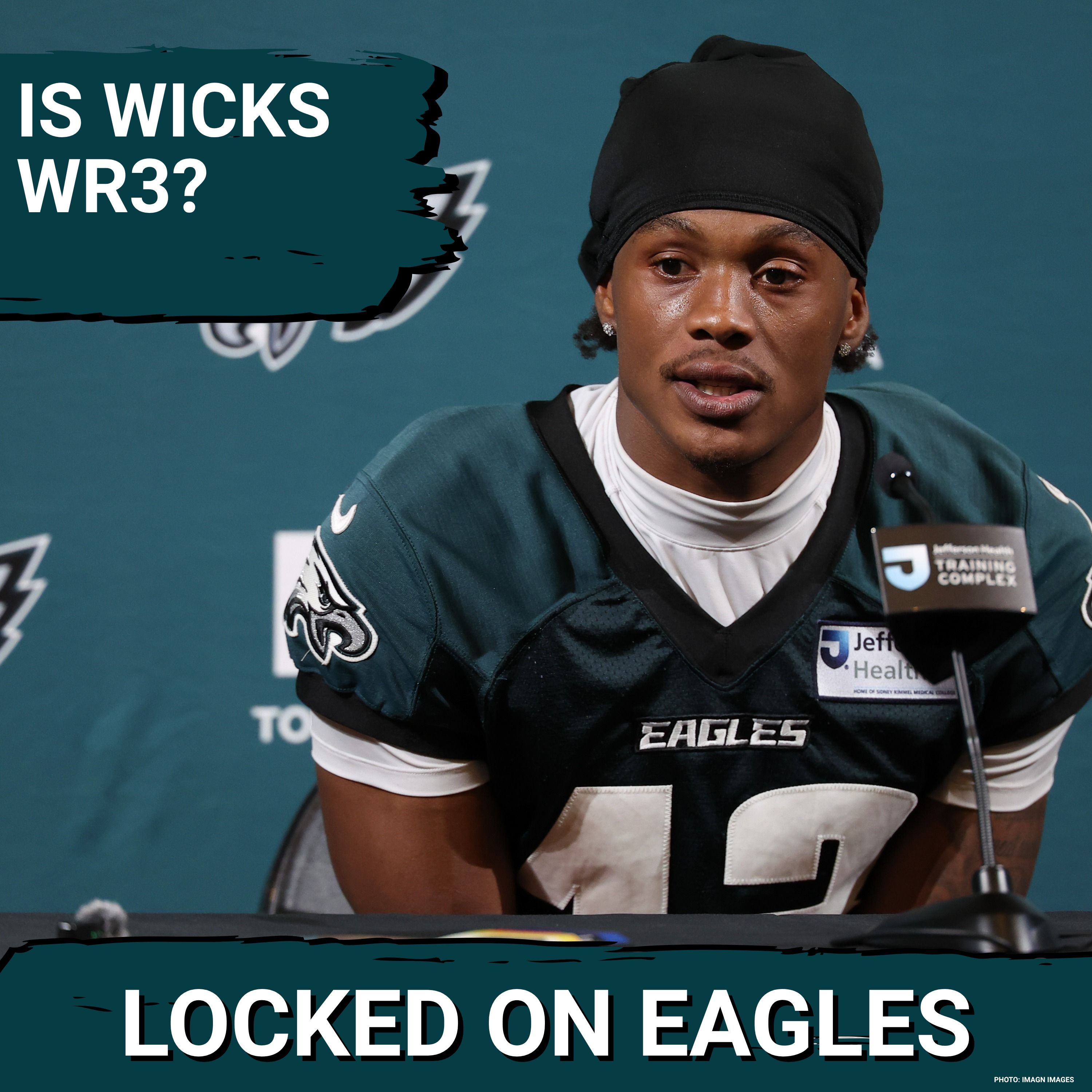 COMPETITION: Dontayvion Wicks HOLDING OFF Hollywood Brown for the Philadelphia Eagles WR3 job?
