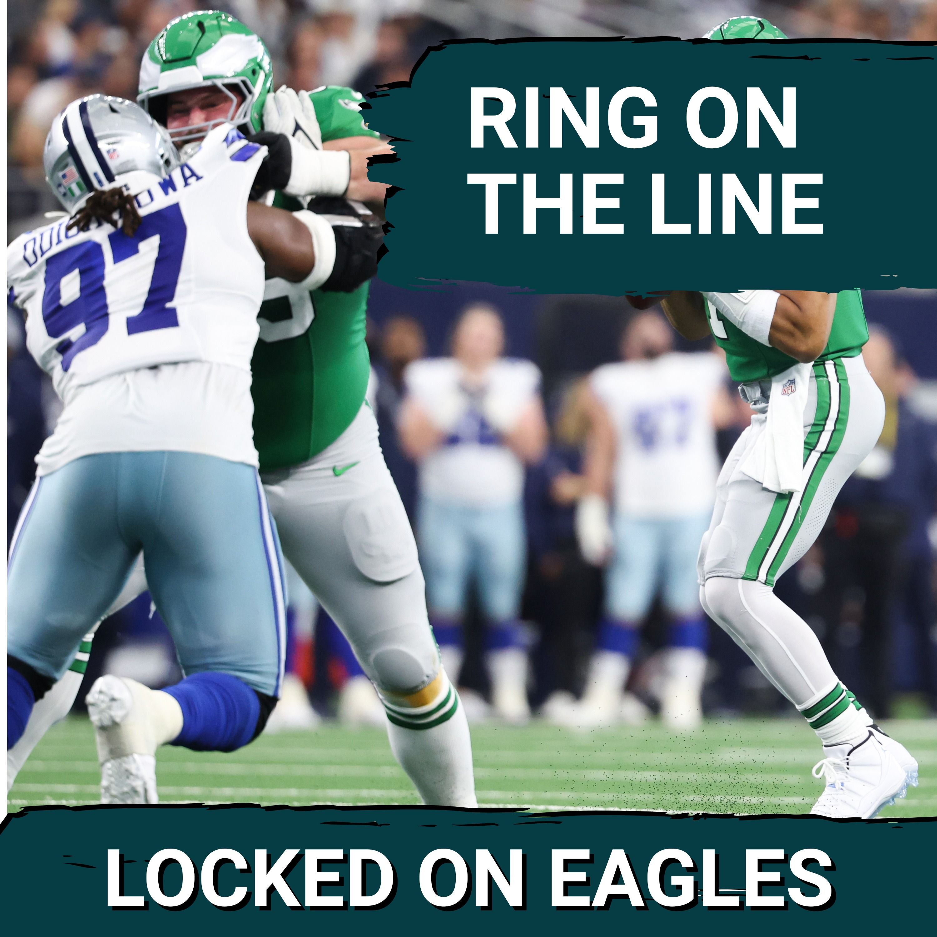 STRUGGLING: The OL WILL DECIDE if the Eagles compete for a Super Bowl!
