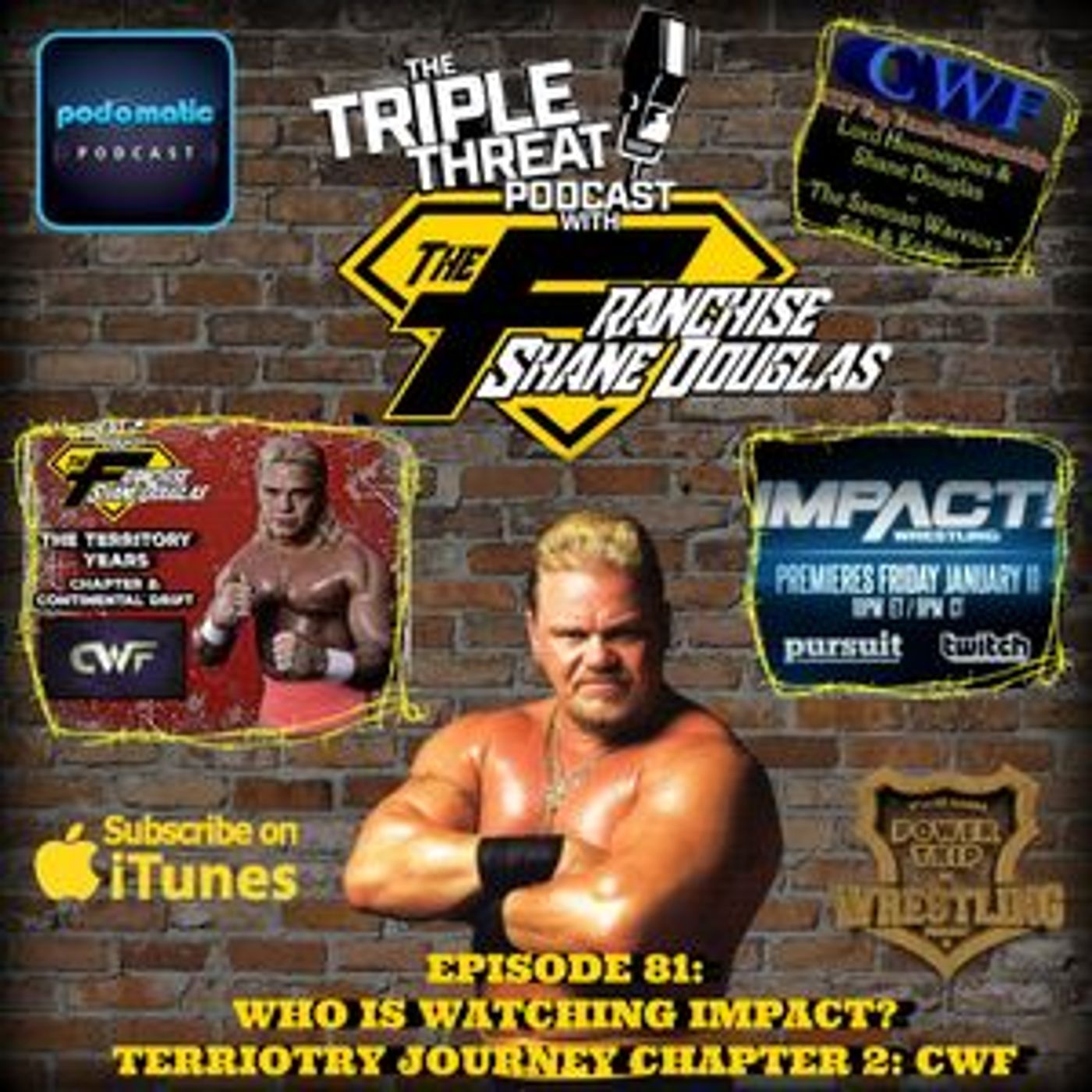 Shane Douglas And The Triple Threat Podcast Episode 81: Who Is Watching Impact? Shane's Territory Years Chapter Two: CWF episode artwork