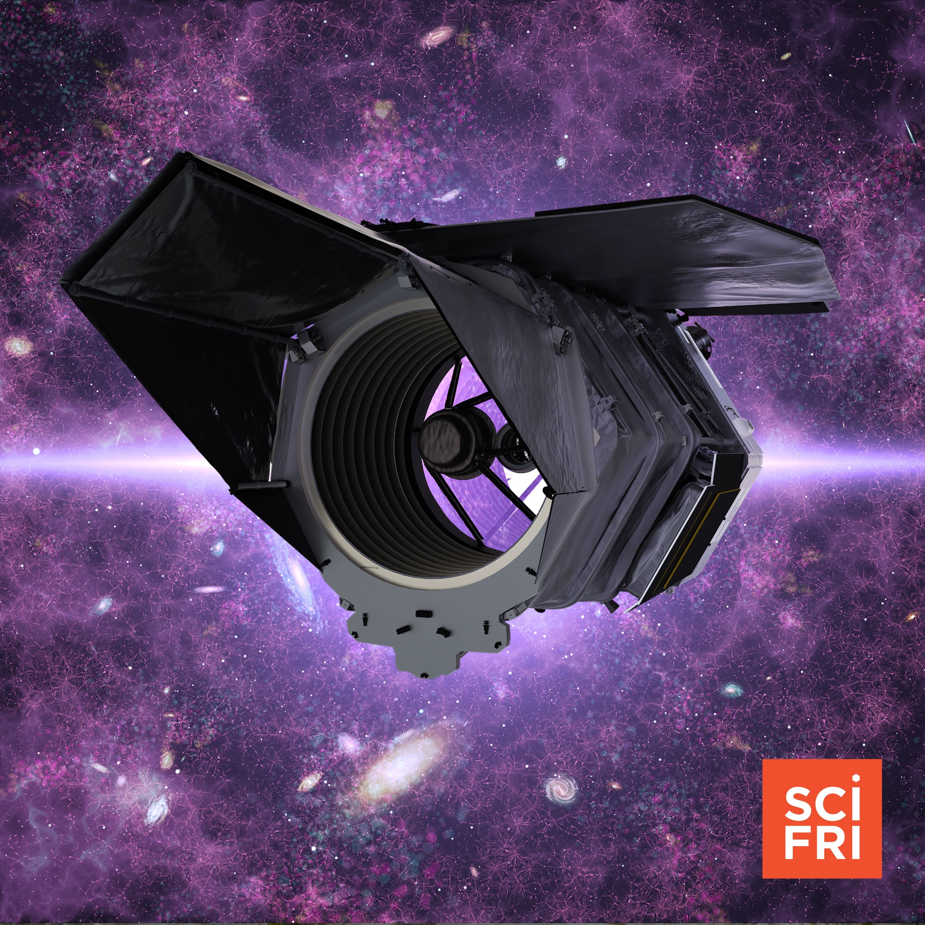 A space telescope launch + Alvin submersible check-up episode artwork