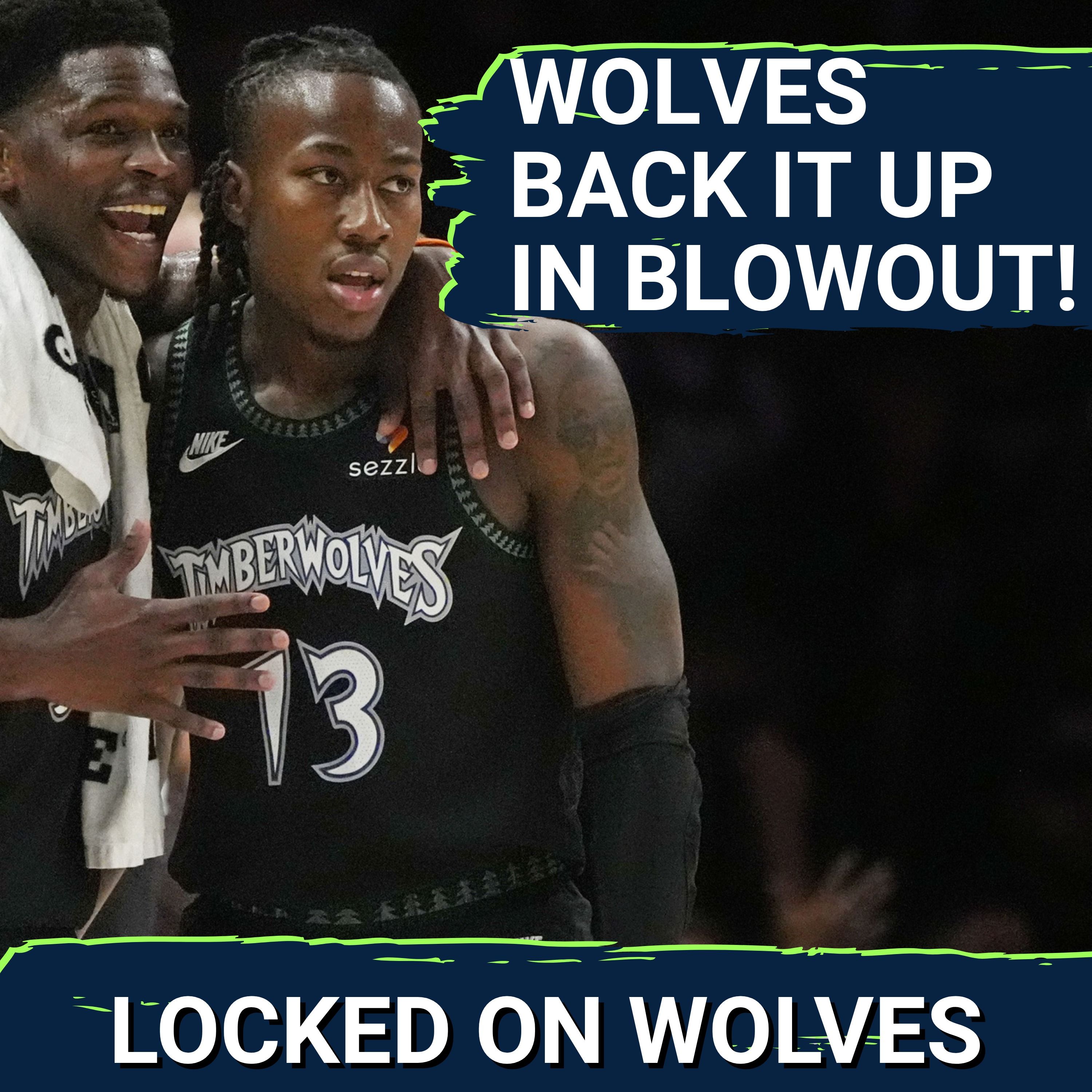 FEROCIOUS WOLVES: Jaden McDaniels BACKS UP THE TALK In Minnesota Timberwolves' Blowout Win