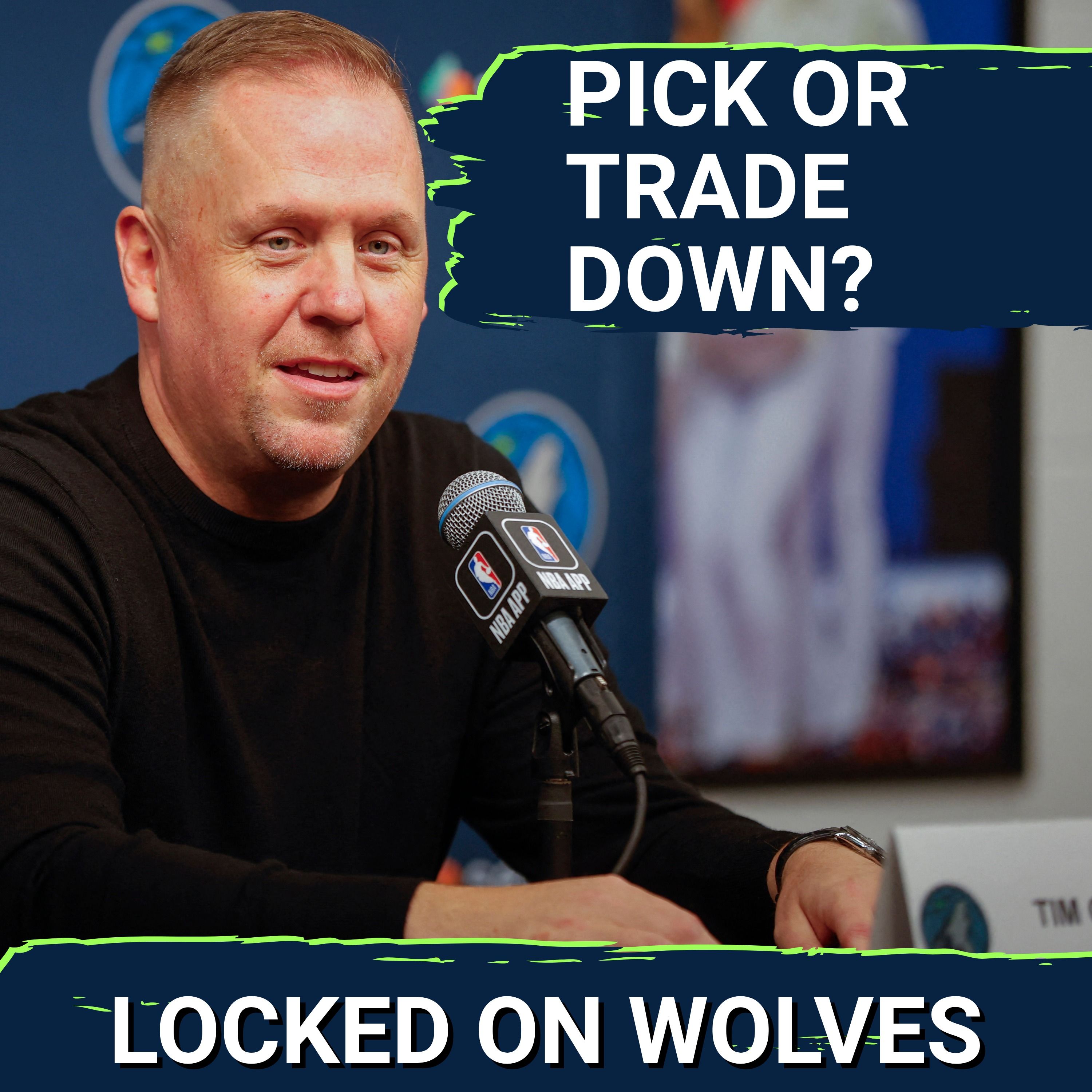 Locked On NBA Mock Draft: Minnesota Timberwolves Trade Down! | Ebuka Okorie or Christian Anderson?