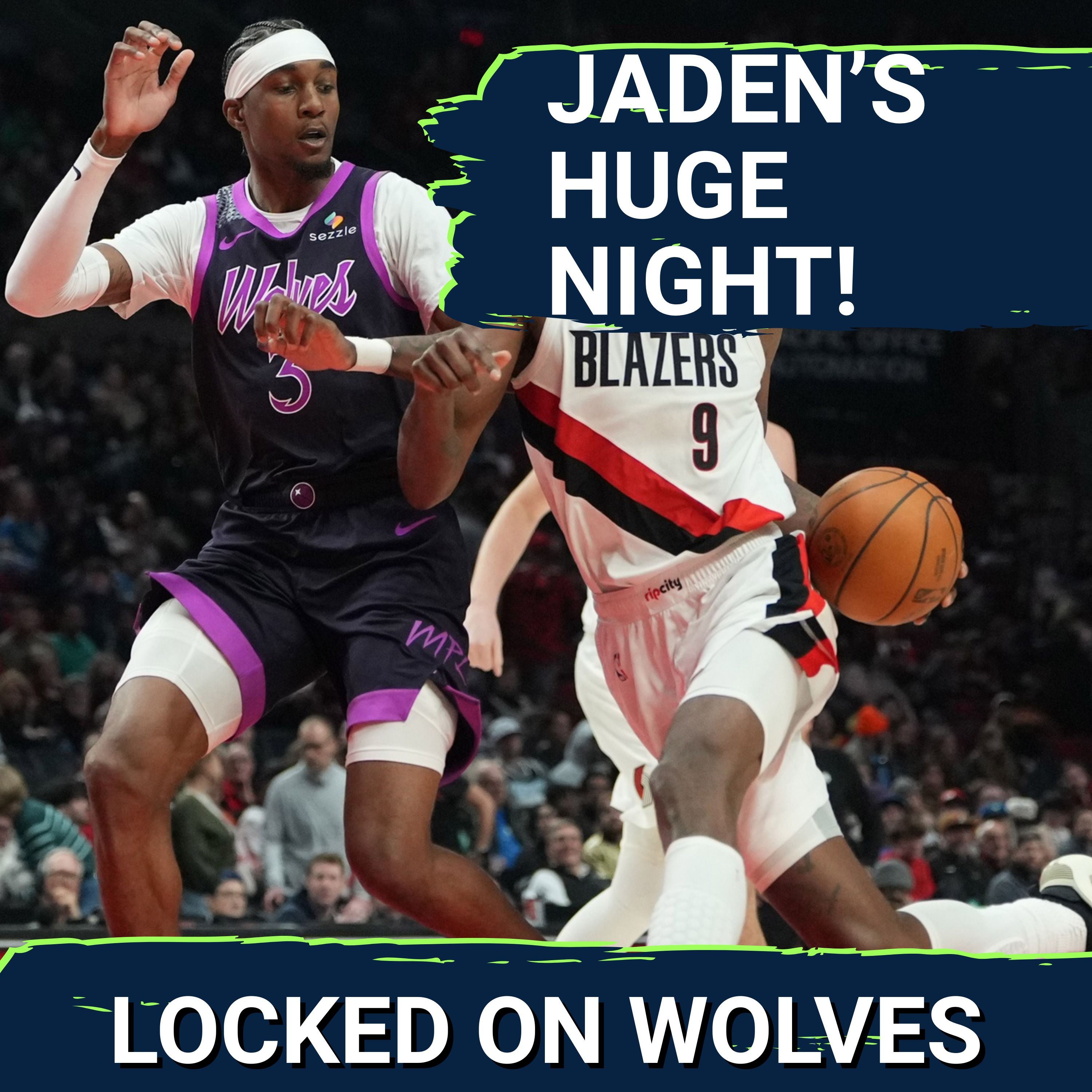 Jaden McDaniels and Rudy Gobert SAVE THE DAY As Minnesota Timberwolves Hold On, Beat Blazers