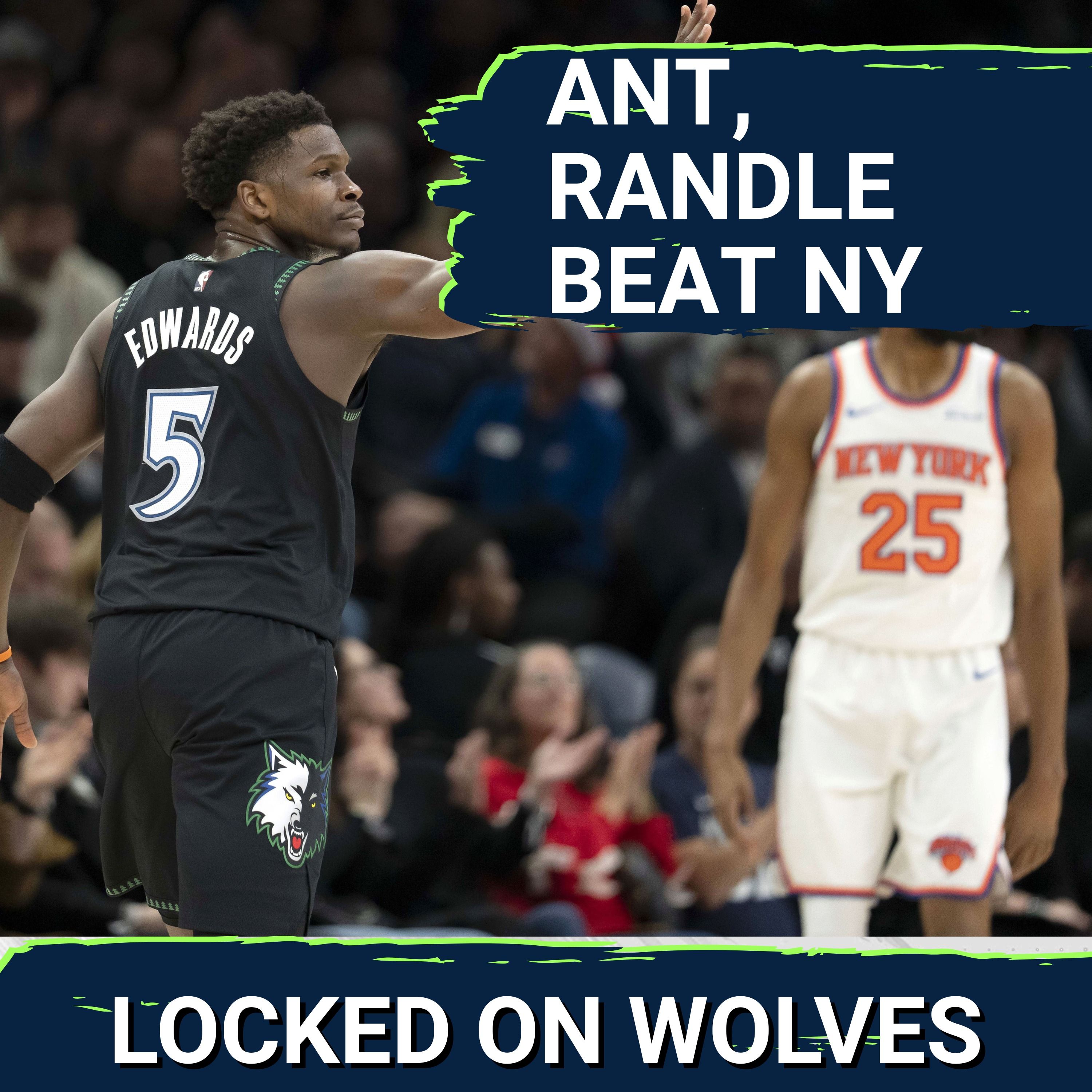 Anthony Edwards + Julius Randle's HUGE FOURTH QUARTER Lead Minnesota Timberwolves Over Knicks